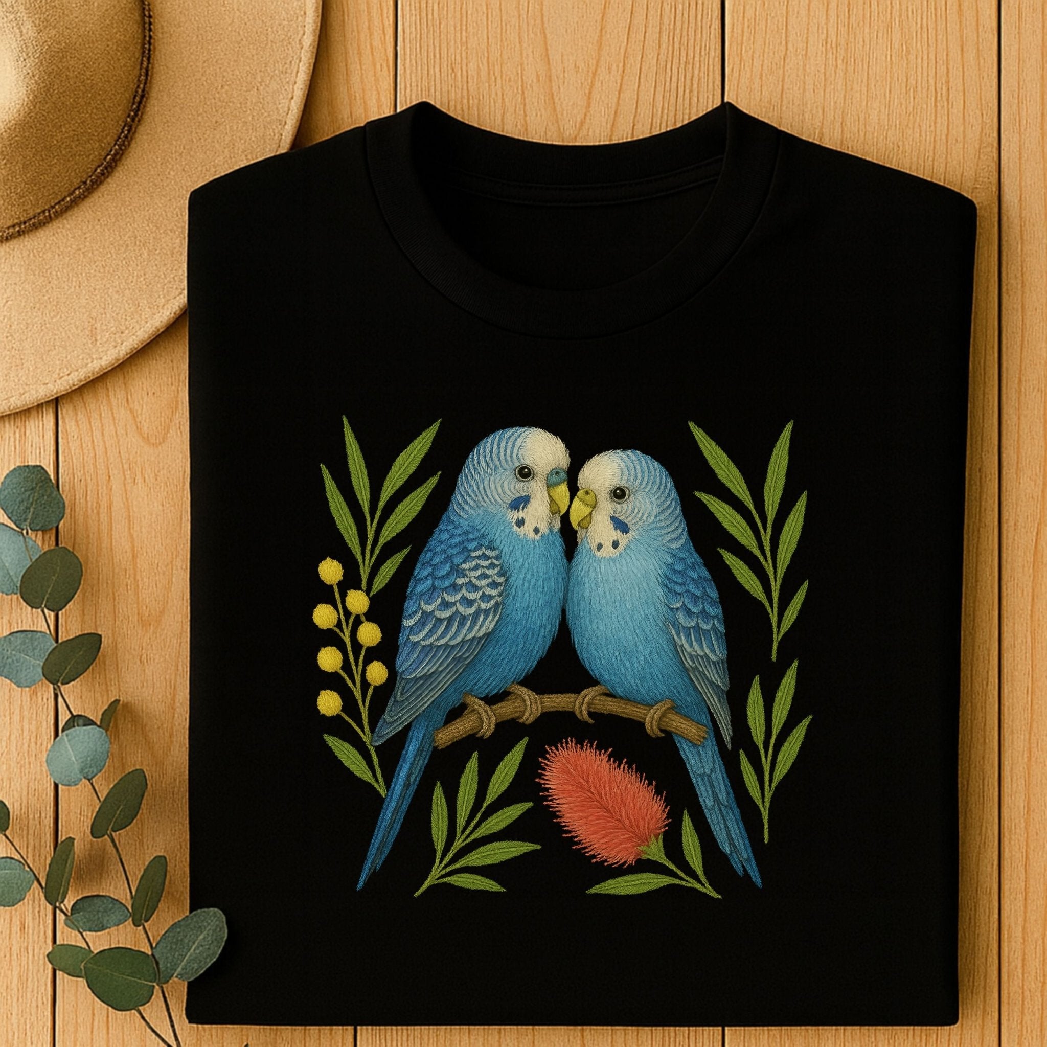 Budgerigar T-Shirt – Australian Native Bird Collection - Craig Michael Design