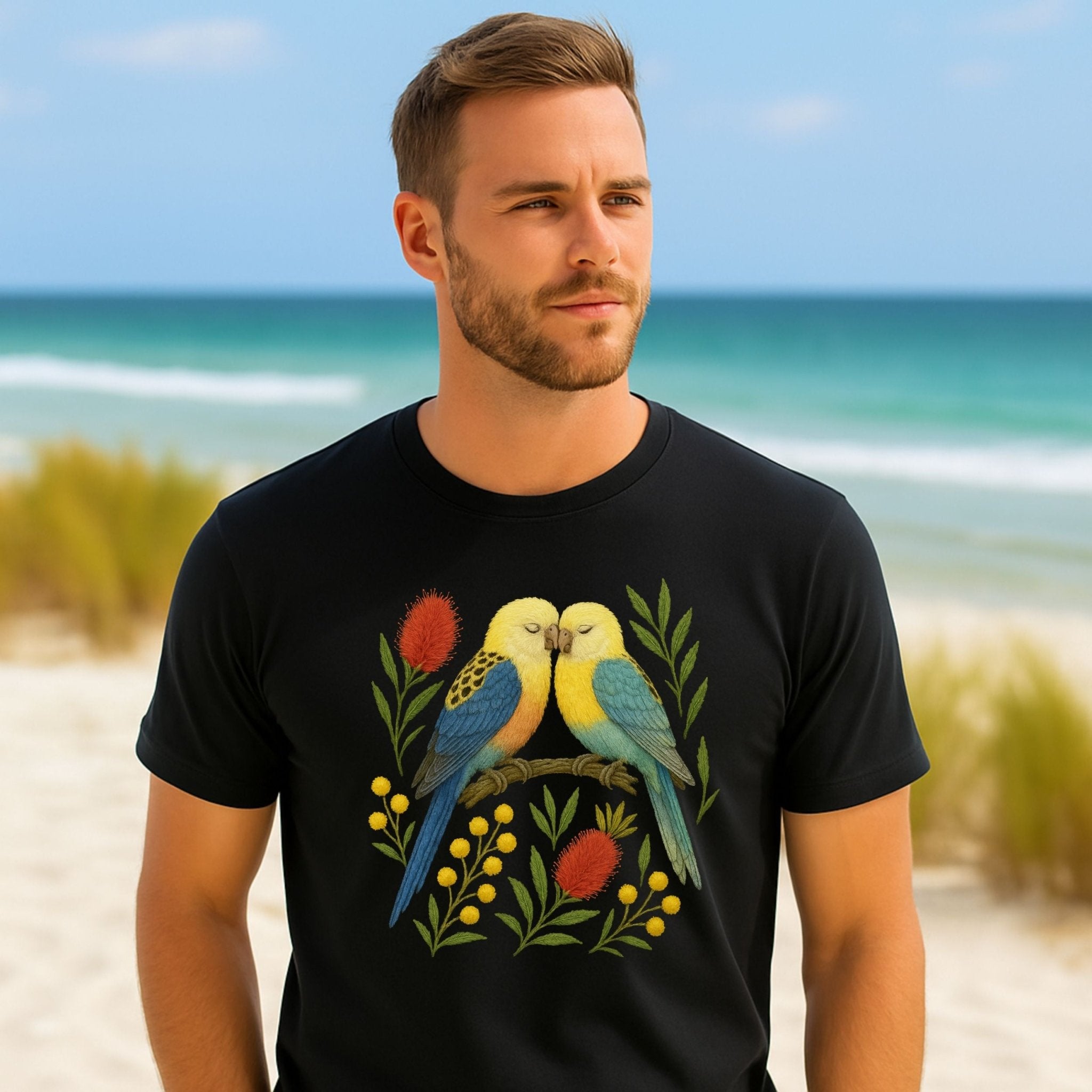 Budgie T-Shirt – Australian Native Bird Collection - Craig Michael Design
