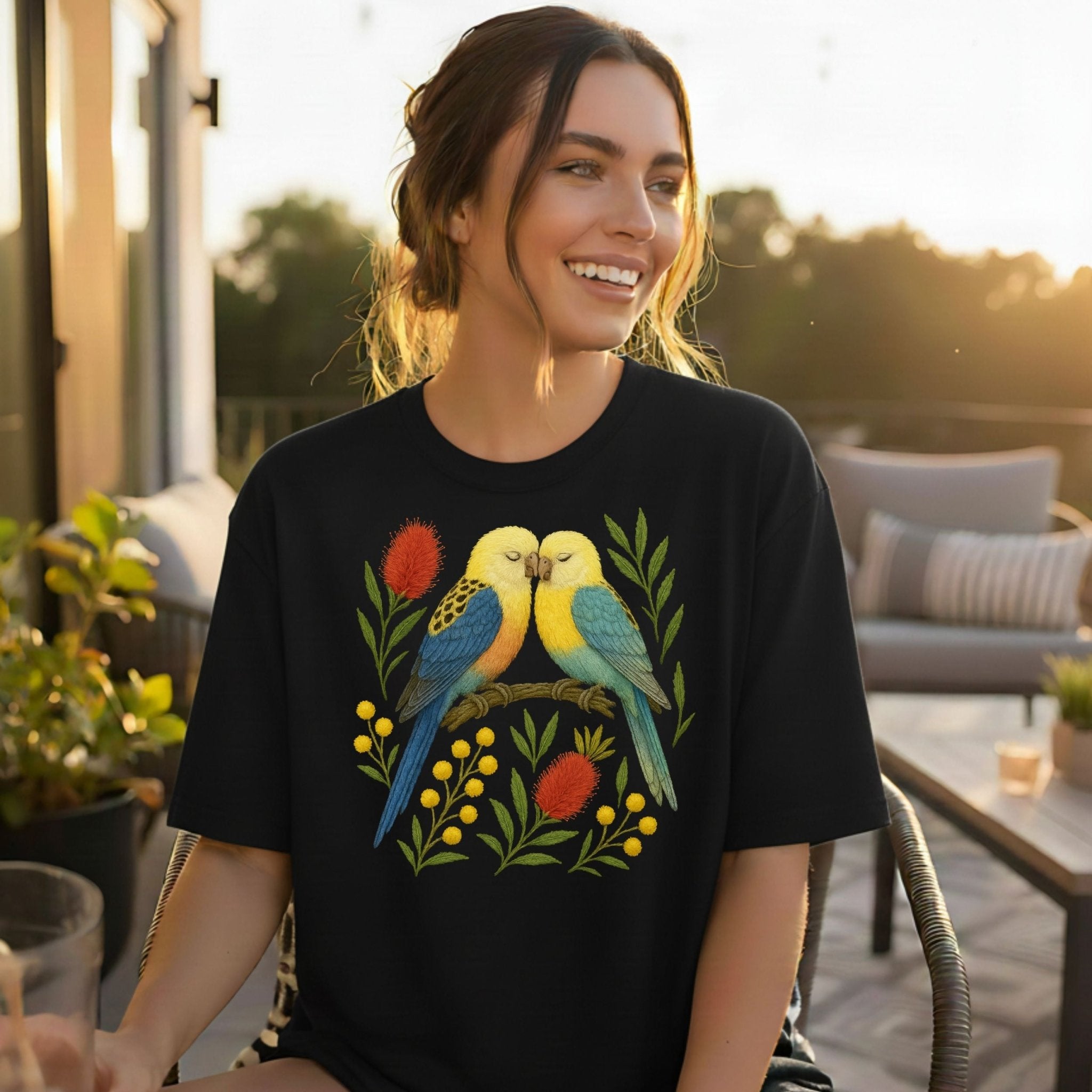 Budgie T-Shirt – Australian Native Bird Collection - Craig Michael Design