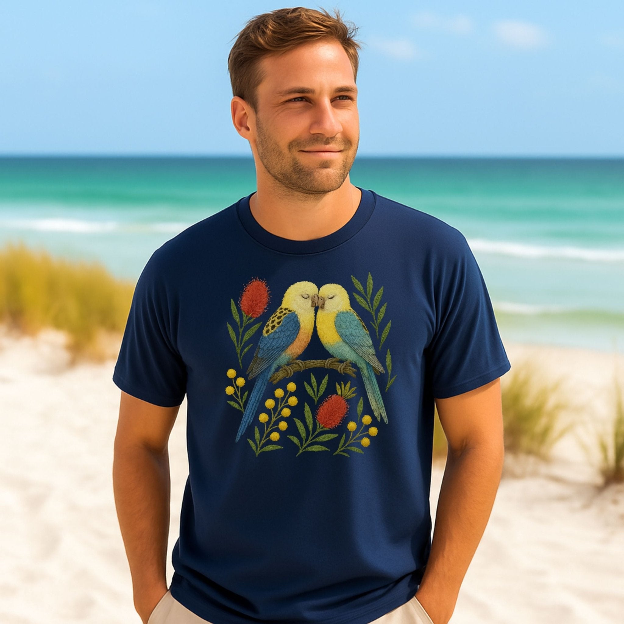 Budgie T-Shirt – Australian Native Bird Collection - Craig Michael Design