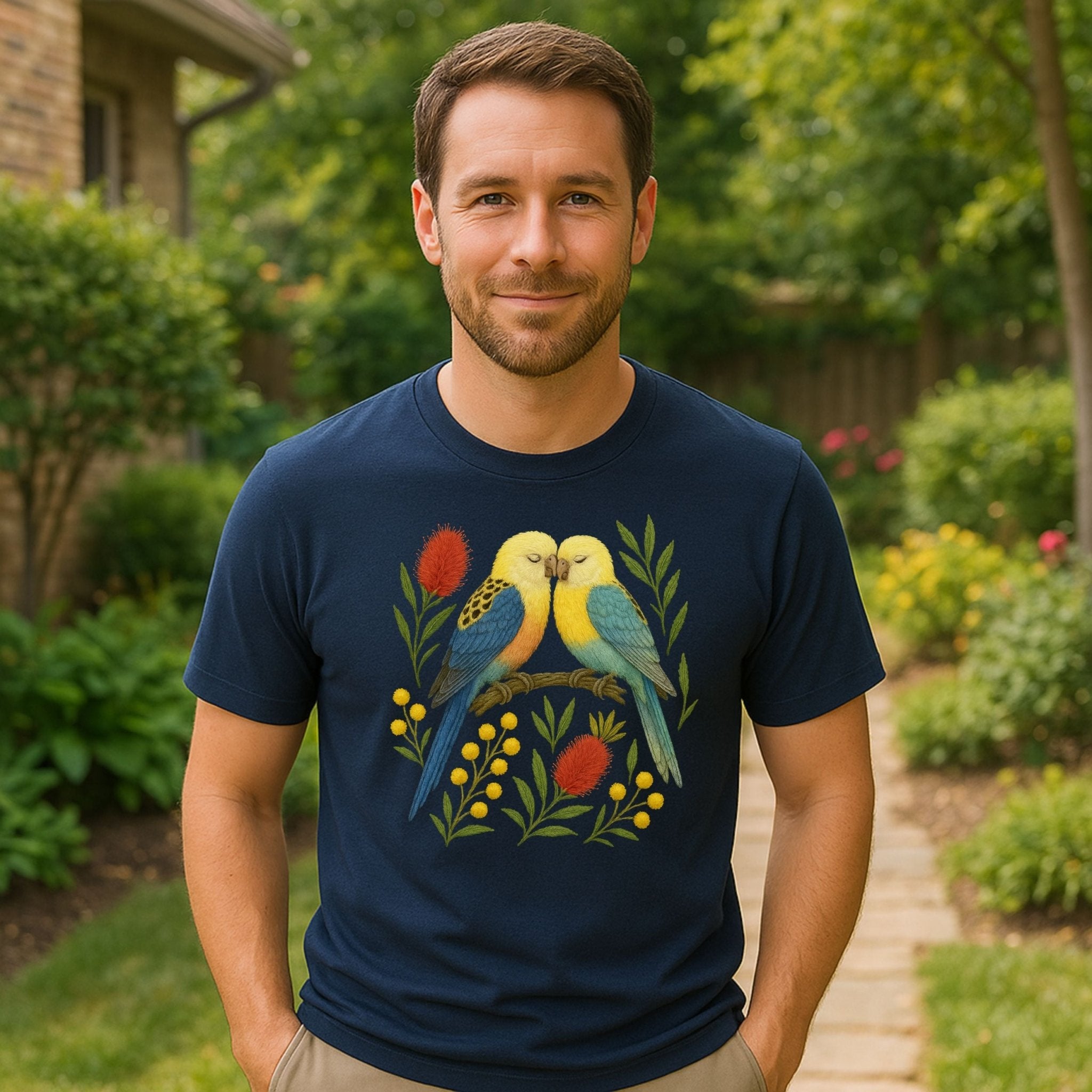 Budgie T-Shirt – Australian Native Bird Collection - Craig Michael Design