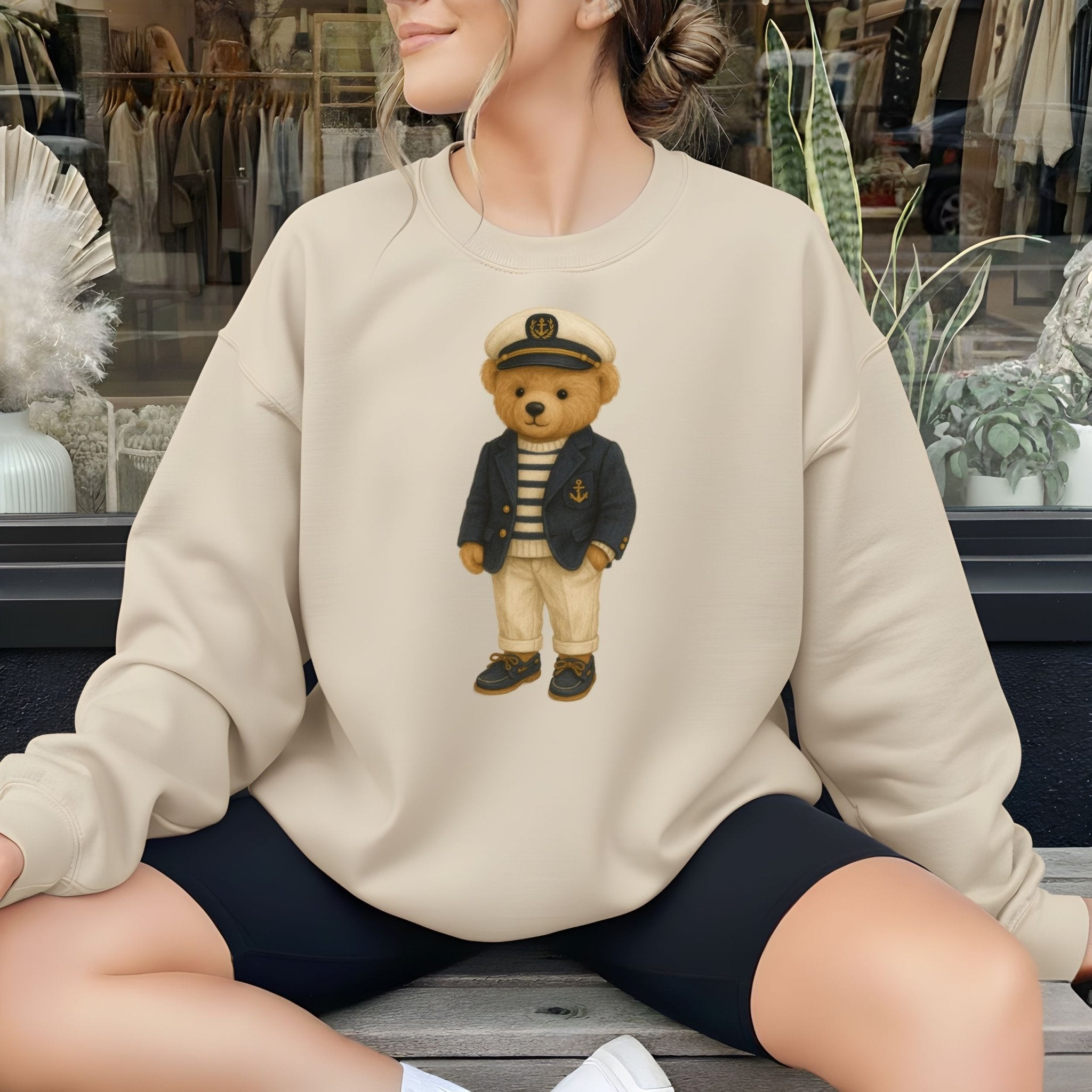 Captain Teddy Sweatshirt - Craig Michael Design
