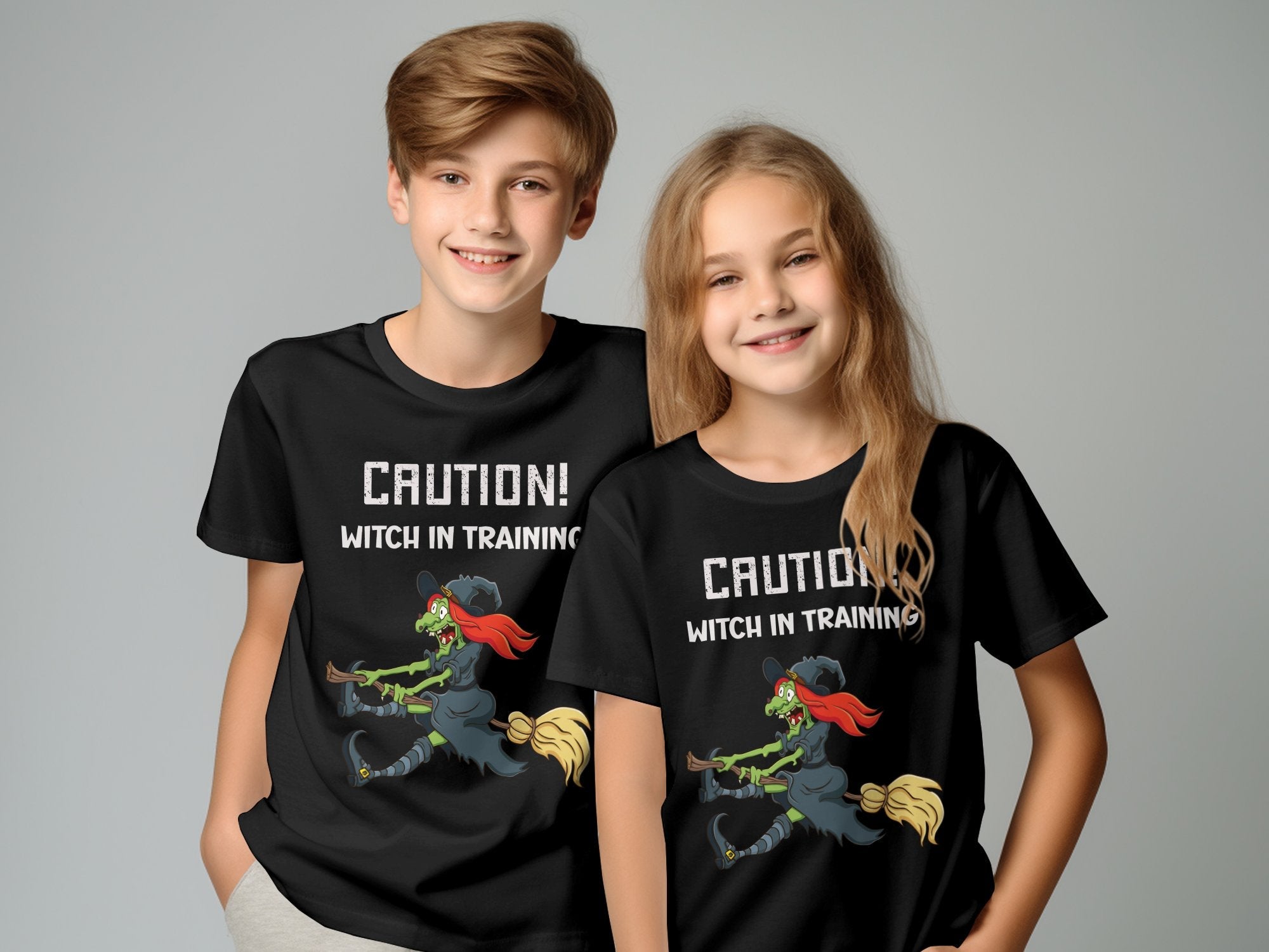 Caution Witch In Training T-Shirt Funny Halloween Witch Design Spooky Graphic Tee Perfect Halloween Costume Shirt - Craig Michael Design