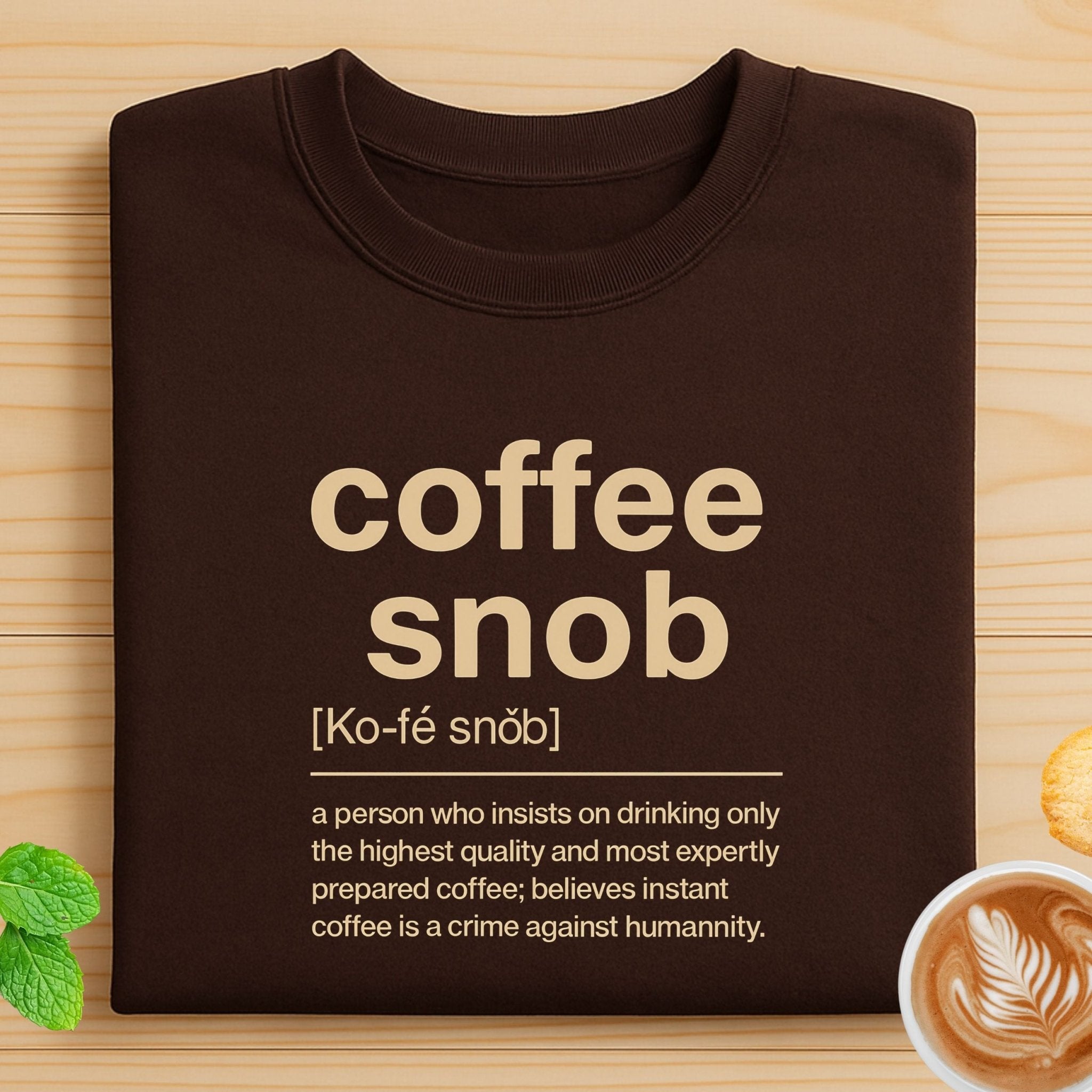 Coffee Snob Sweatshirt - Craig Michael Design