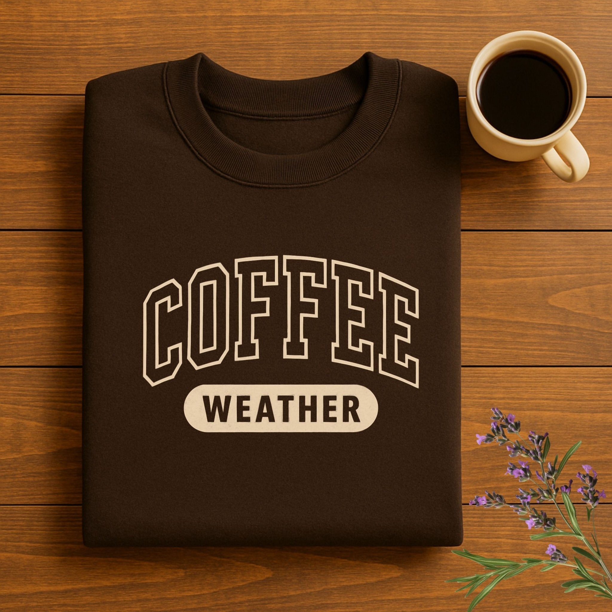 Coffee Weather Retro Sweatshirt - Craig Michael Design