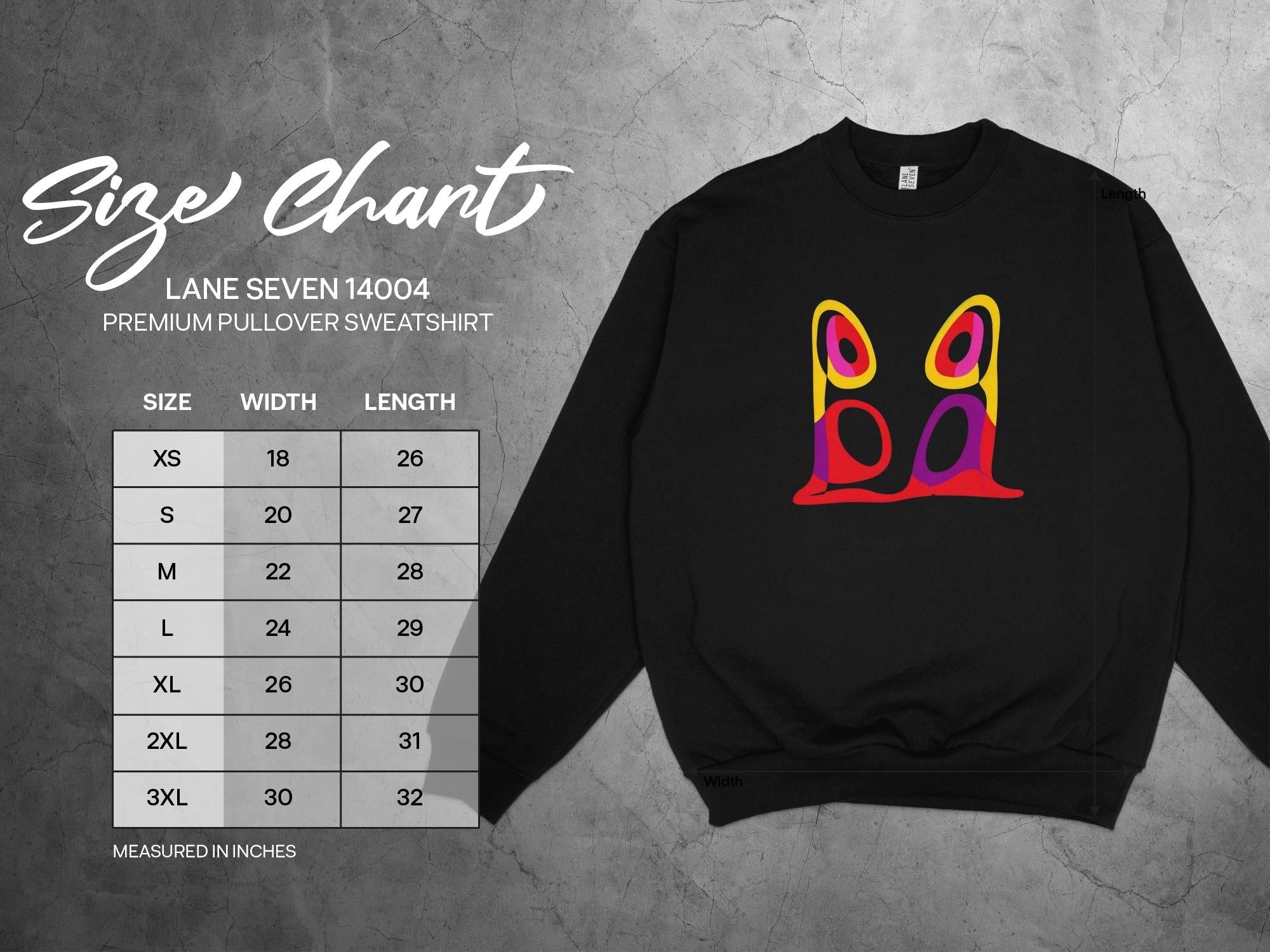 Colorful Abstract Art Long Sleeve T-Shirt, Unique Graphic Design Shirt, Vibrant Artistic Print Tee, Modern Art Clothing - Craig Michael Design