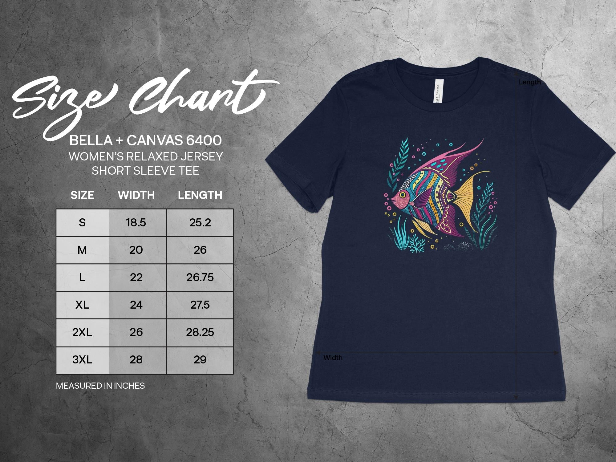 Colorful Fish Art T-Shirt, Vibrant Oceanic Design Tee, Unique Artistic Sea Life Graphic, Underwater Inspired Clothing - Craig Michael Design