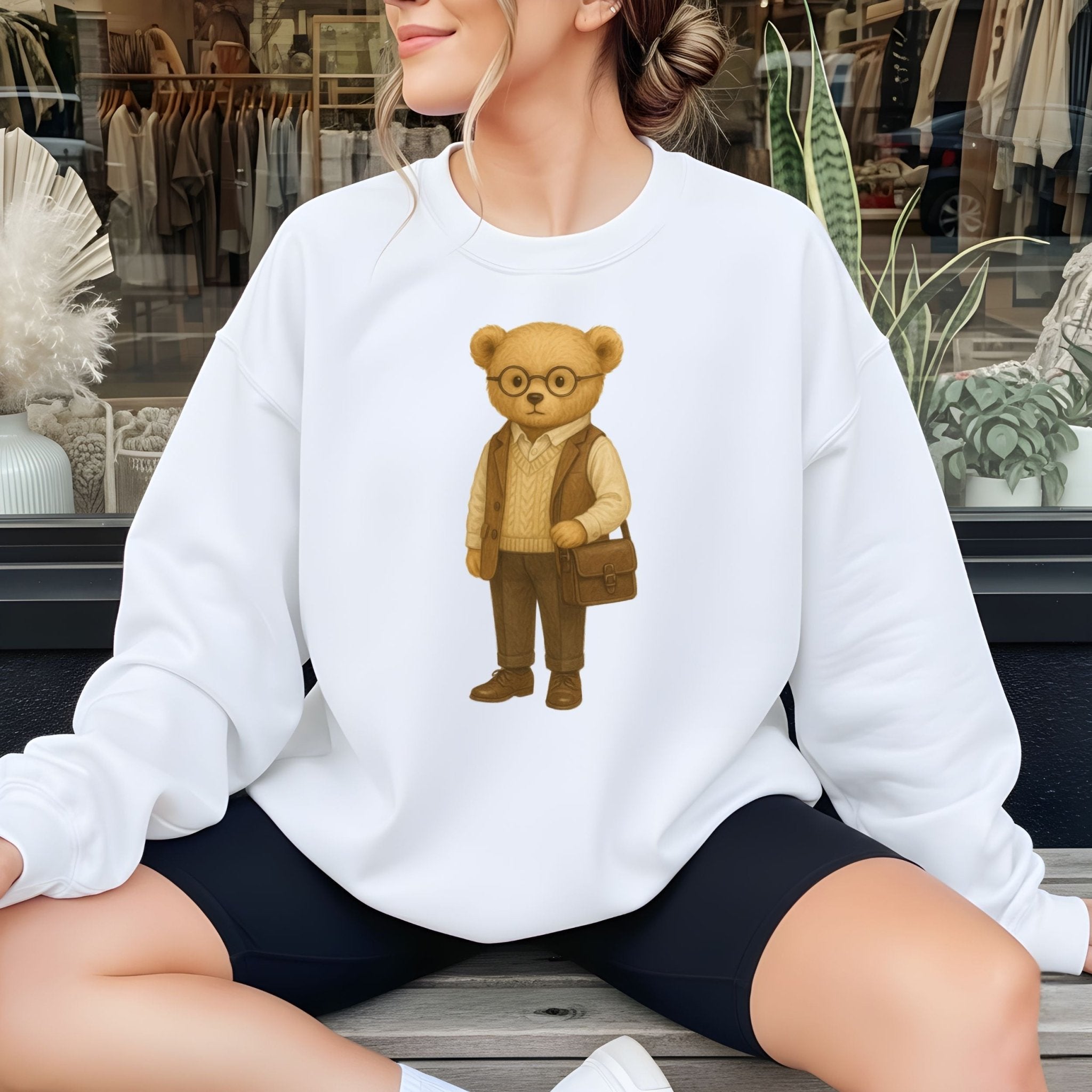 Cozy Professor Teddy Sweatshirt - Craig Michael Design