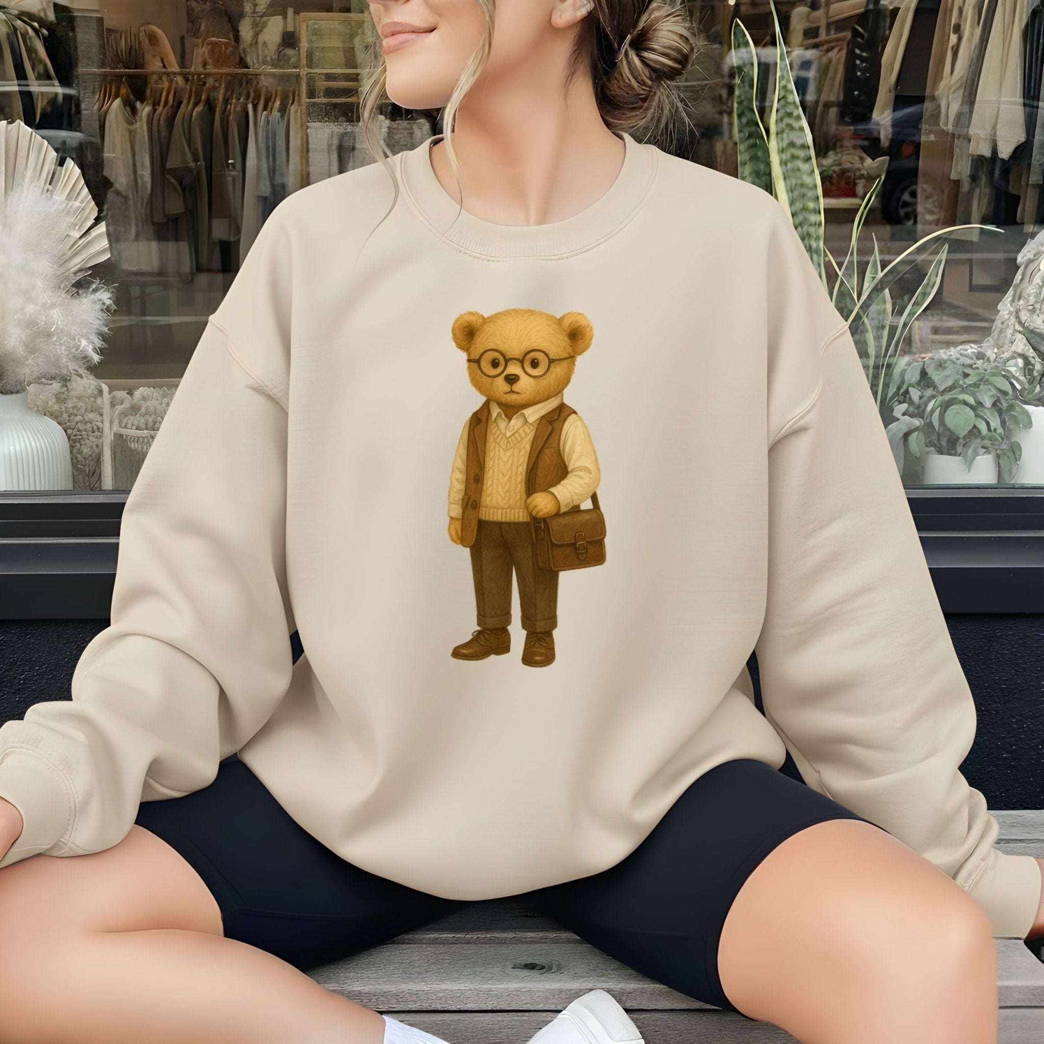 Cozy Professor Teddy Sweatshirt - Craig Michael Design