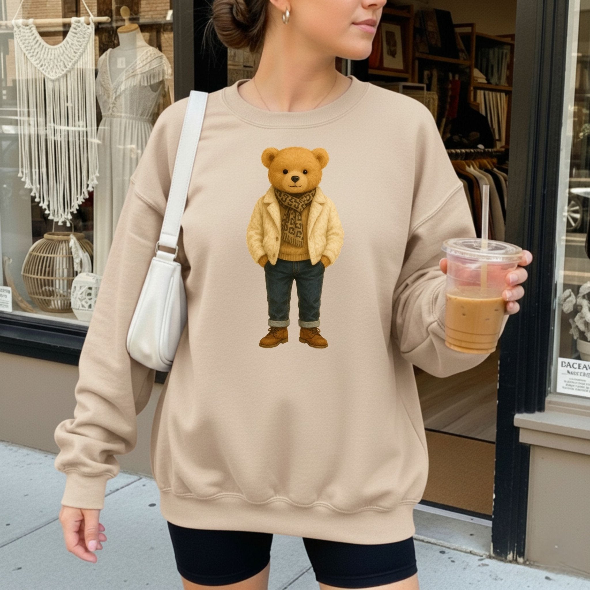 Cozy Winter Teddy Sweatshirt - Craig Michael Design