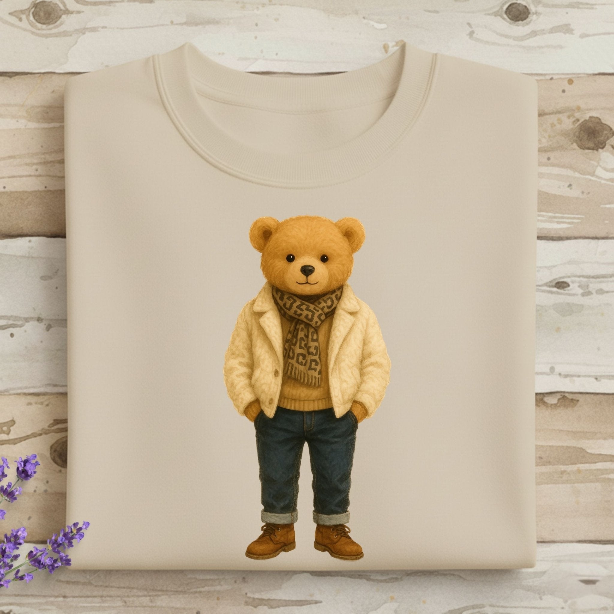 Cozy Winter Teddy Sweatshirt - Craig Michael Design