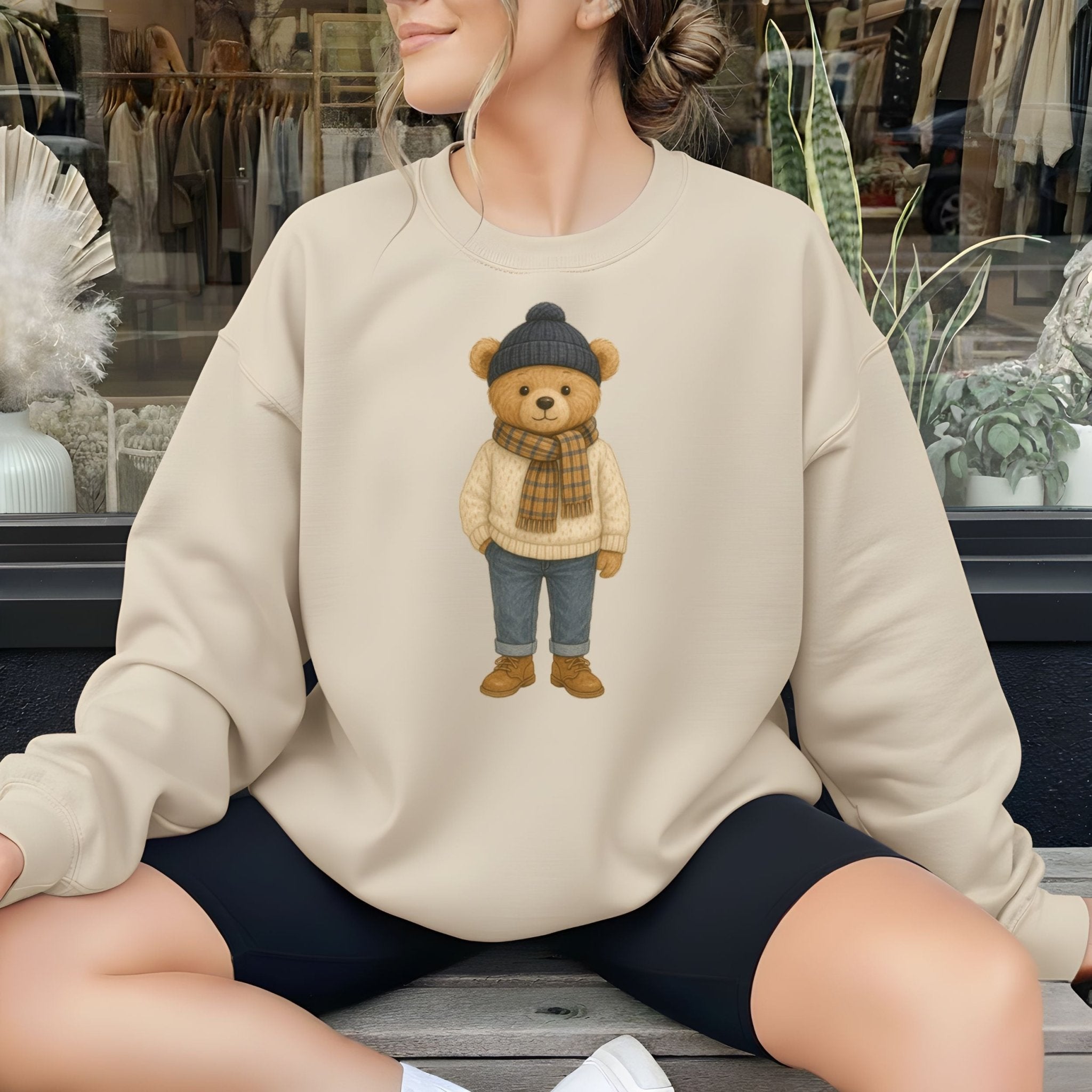 Cozy Winter Teddy Sweatshirt - Craig Michael Design