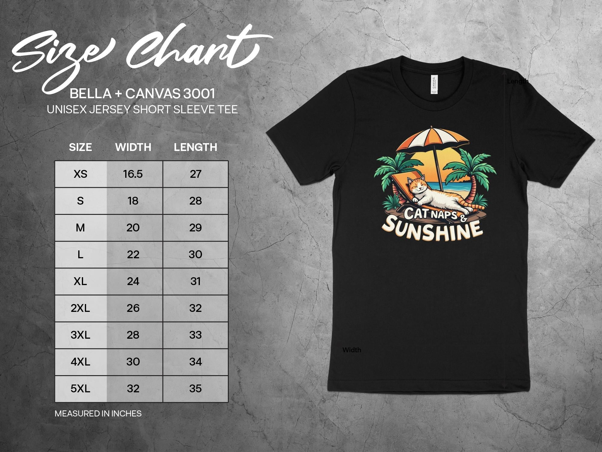 Cute Cat Naps and Sunshine TShirt Relaxing Cat Under Umbrella Beach Theme Graphic Tee Fun Summer Casual Top Gift Idea - Craig Michael Design