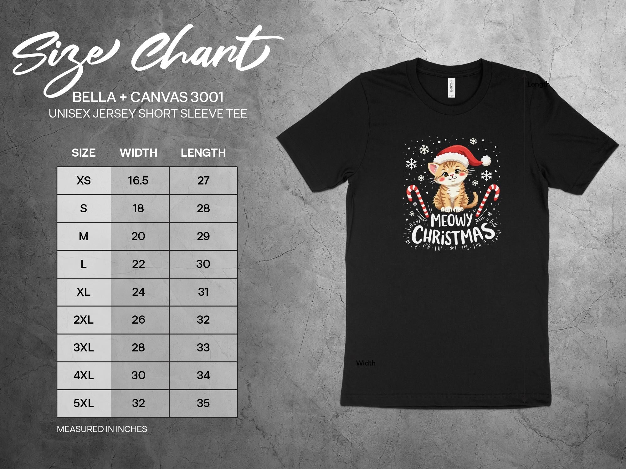 Cute Christmas Cat Shirt, Meowy Christmas TShirt, Festive Holiday Cat Tee, Adorable Kitty Christmas Shirt, Holiday Outfit - Craig Michael Design