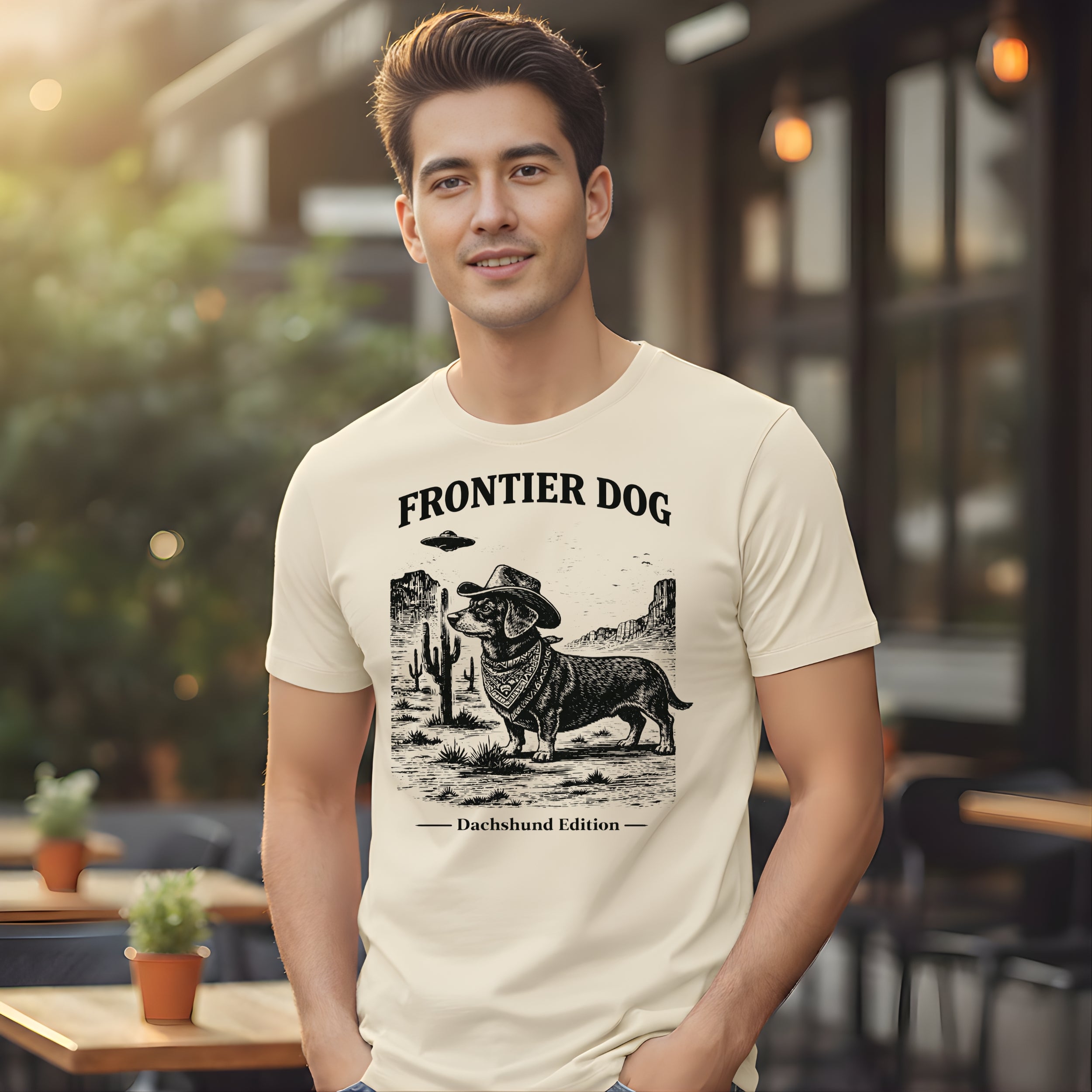 Frontier Dog Dachshund Edition Graphic Shirt