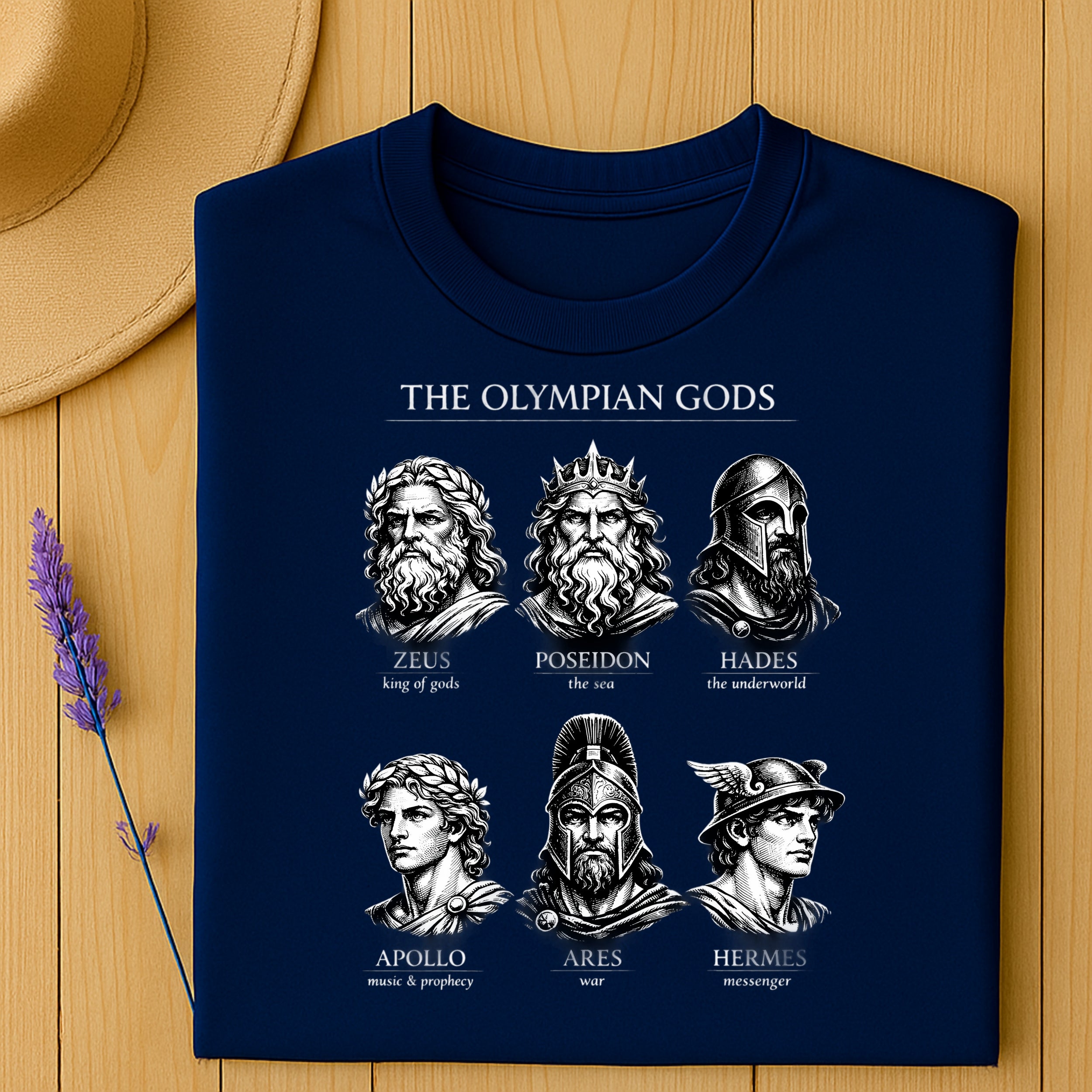 The Olympian Gods Ancient Greek Mythology T-Shirt