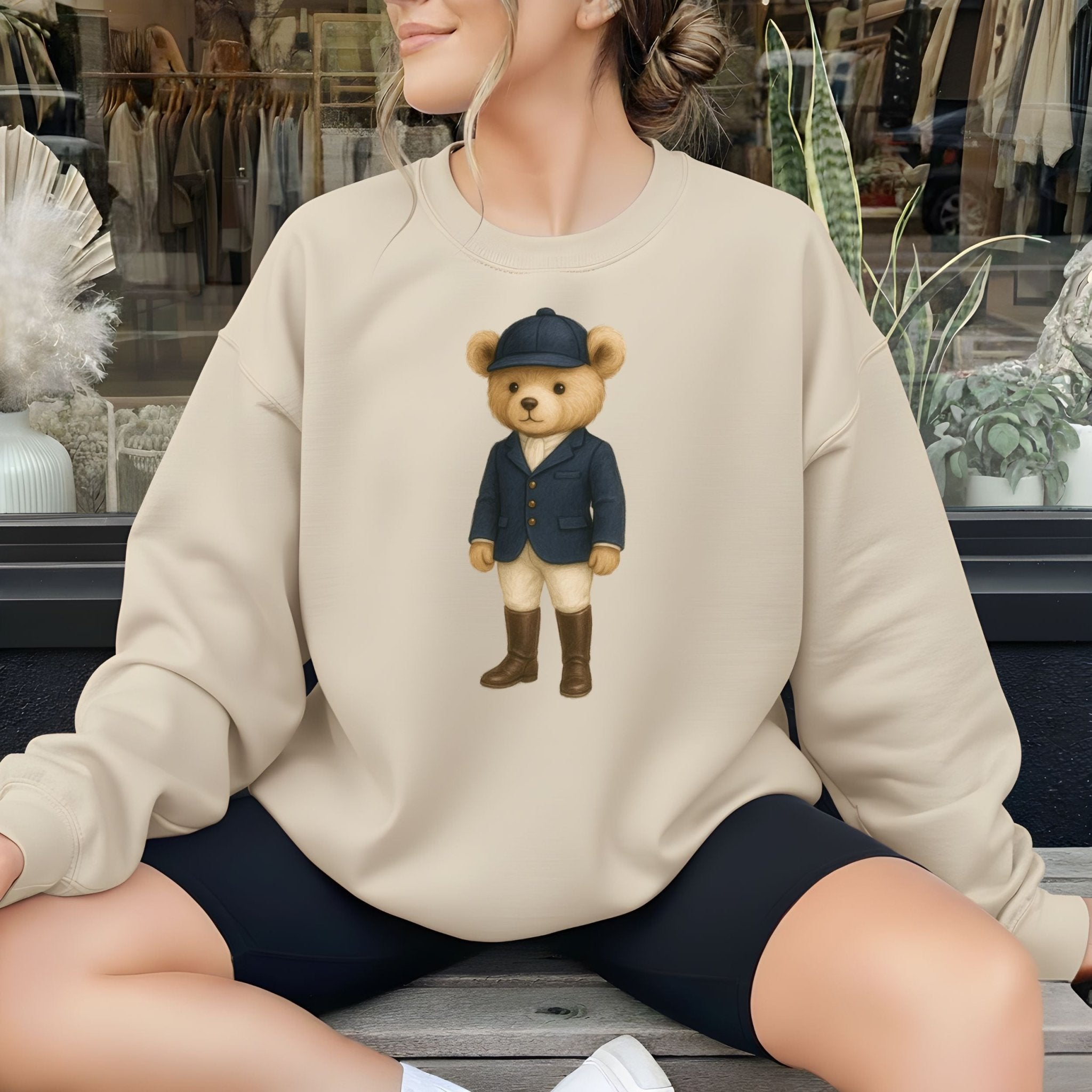 Equestrian Teddy Sweatshirt - Craig Michael Design