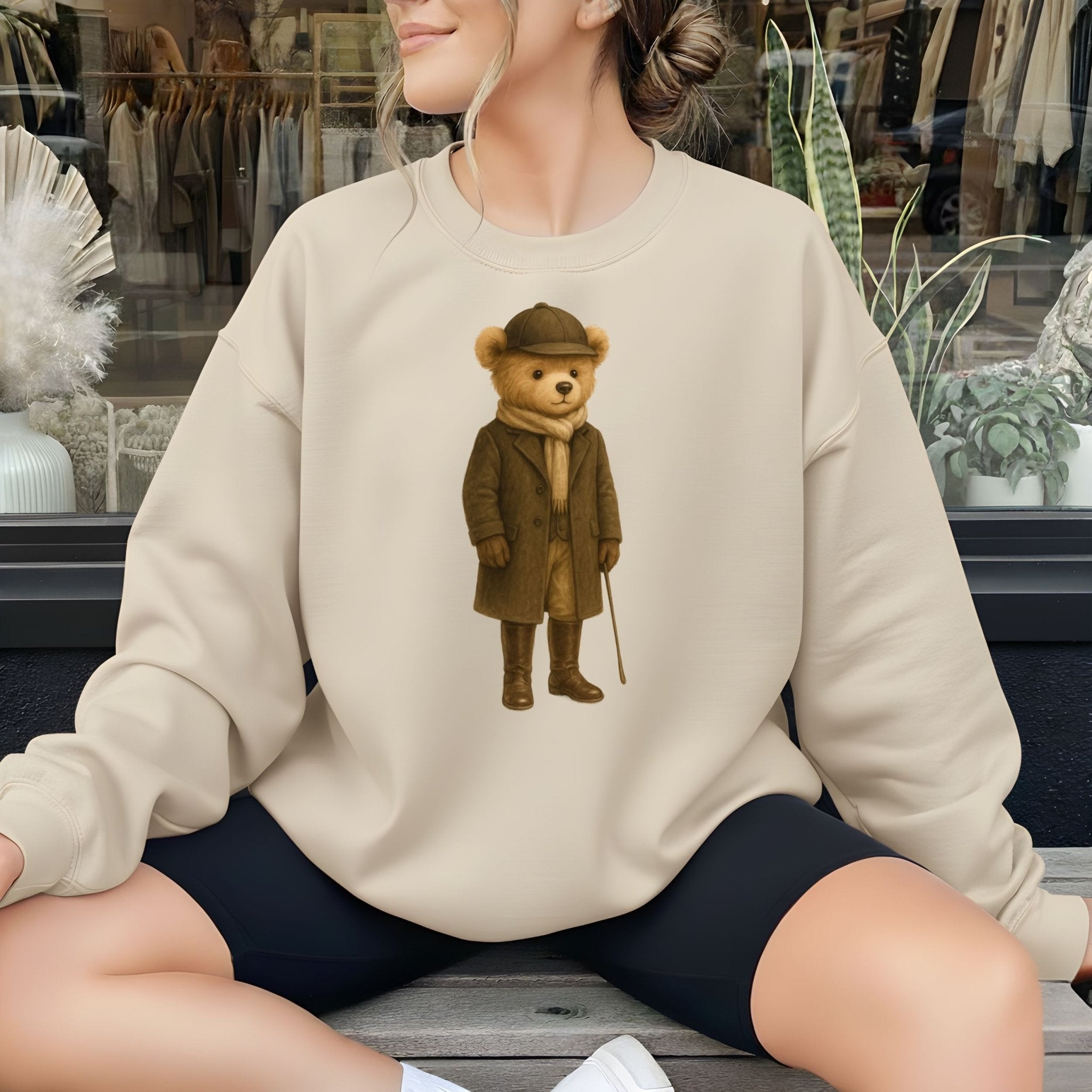 Equestrian Winter Teddy Sweatshirt - Craig Michael Design