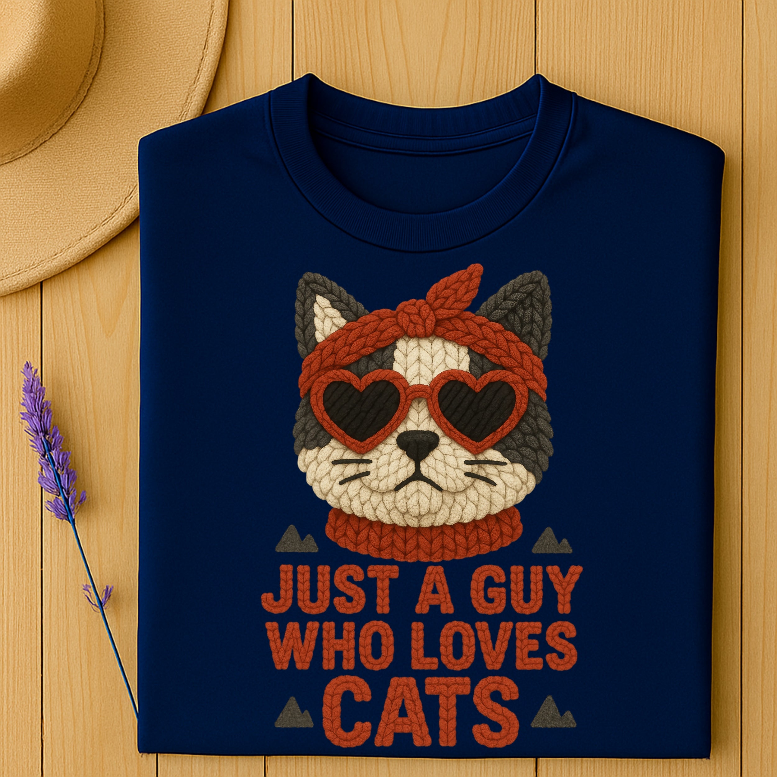 Just A Guy Who Loves Cats T-Shirt
