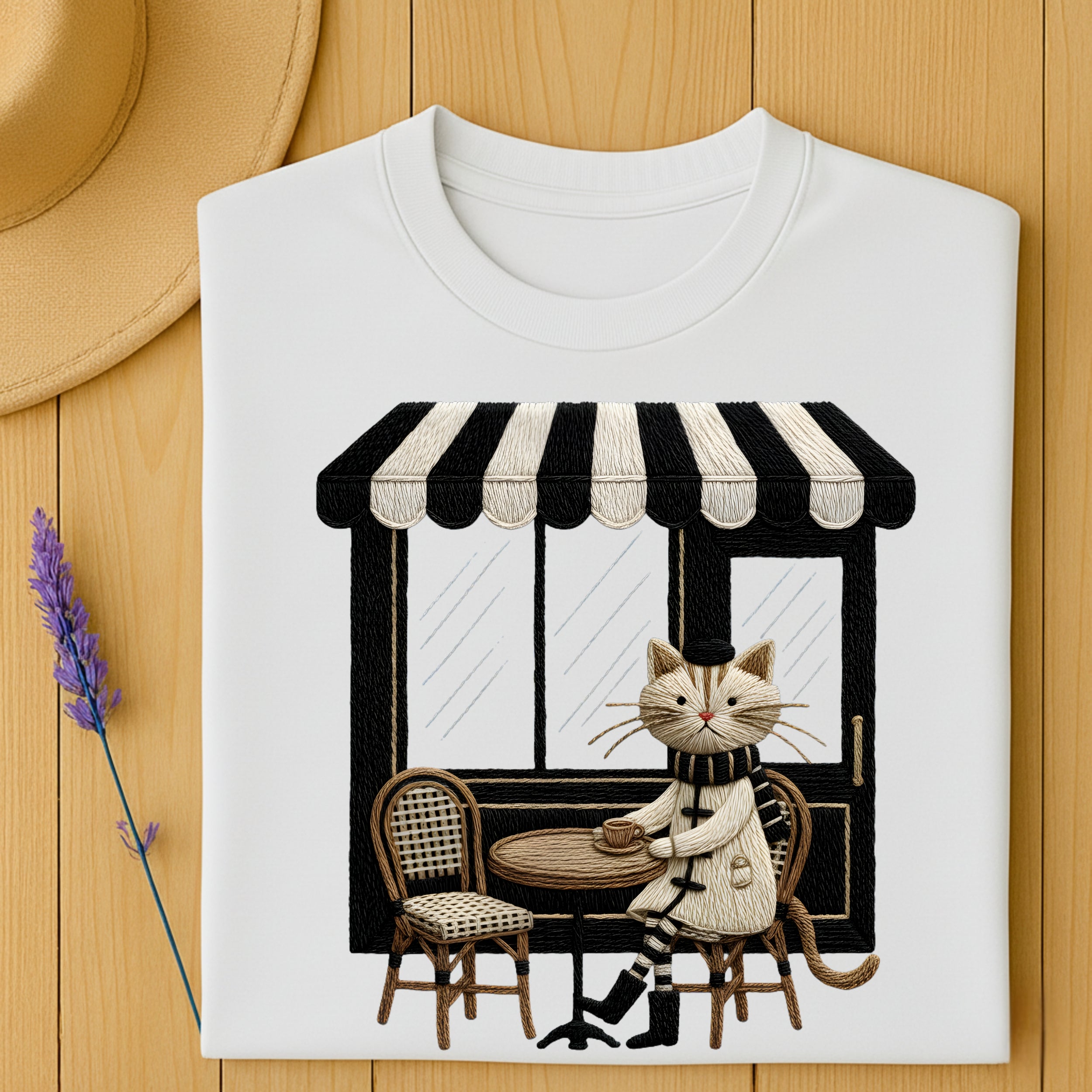 Paris Kitty T-Shirt – Le Café Parisien