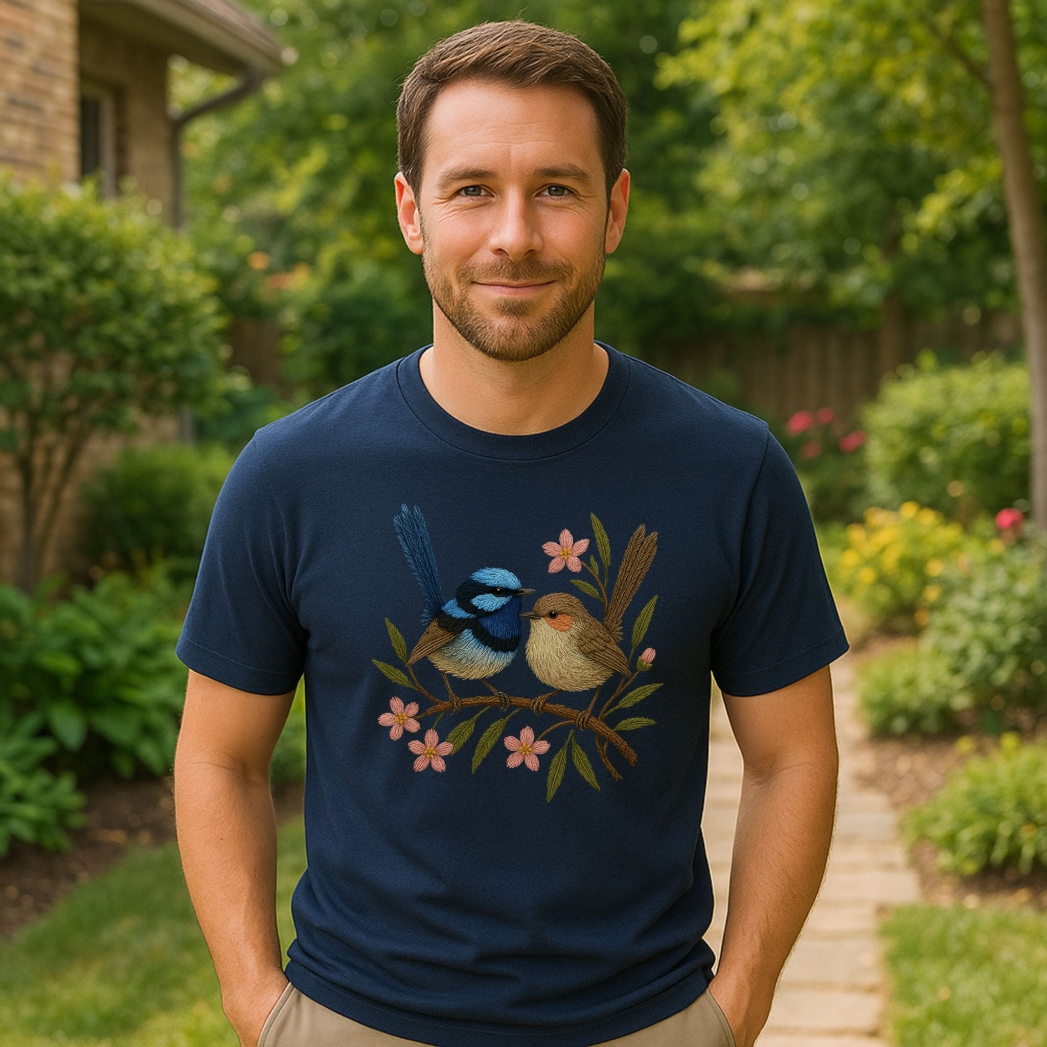 Fairy Wren & Robin T-Shirt – Australian Native Bird Collection - Craig Michael Design
