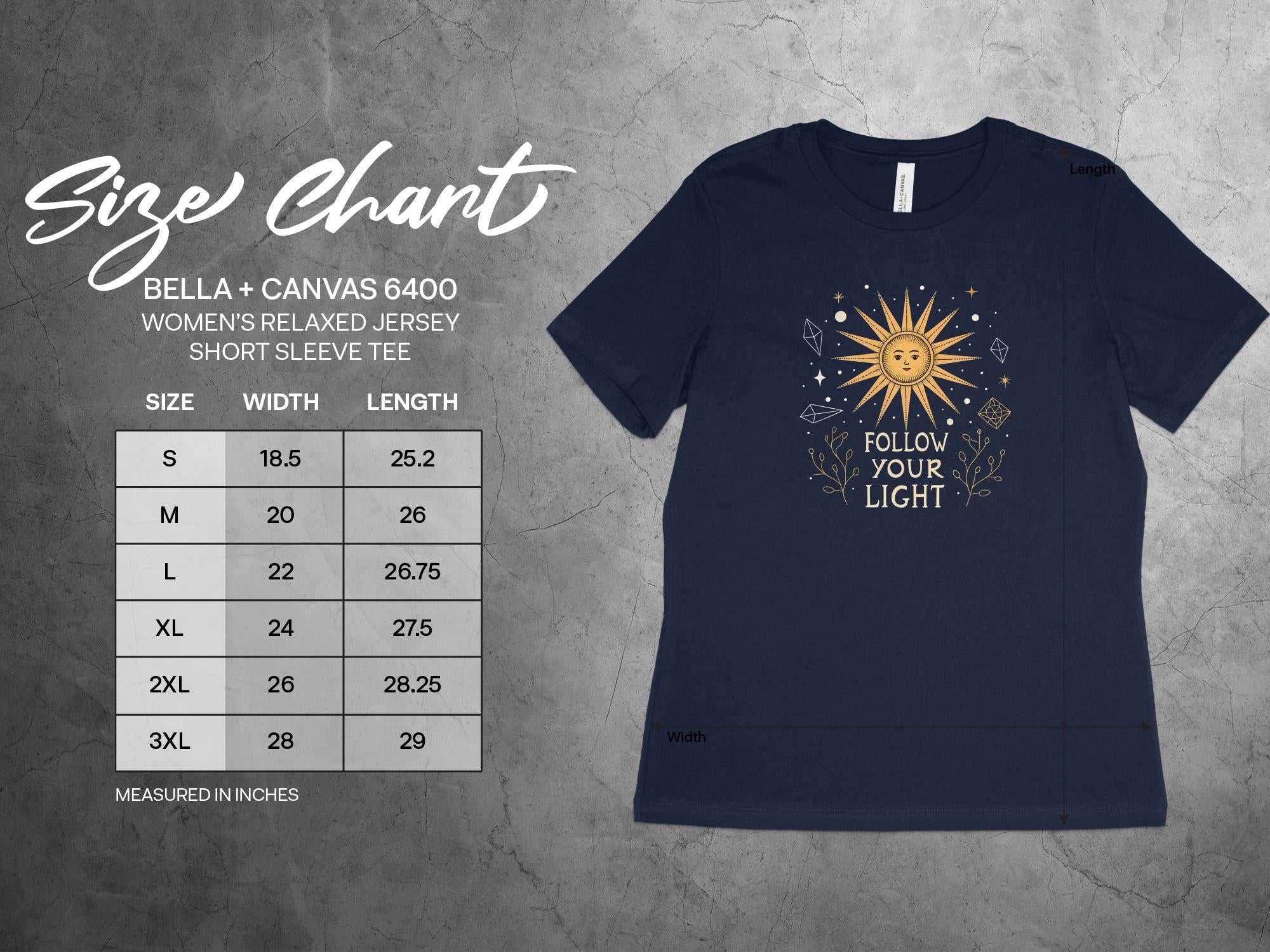 Follow Your Light Sun Design T-Shirt, Motivational Sun Illustration Tee, Inspirational Graphic Tee, Positive Message Shirt - Craig Michael Design