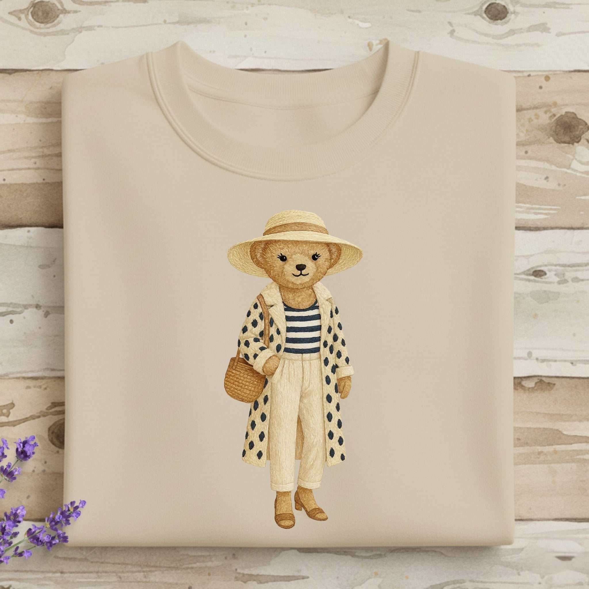 French Riviera Teddy Sweatshirt - Craig Michael Design