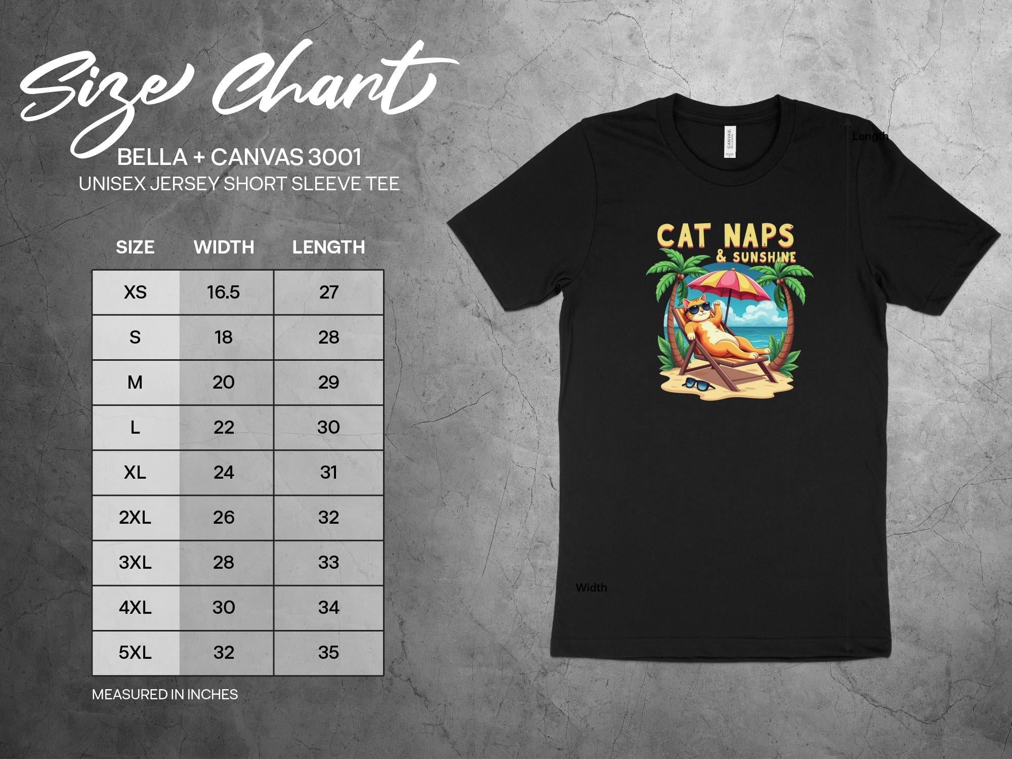 Funny Cat Naps and Sunshine Beach T-Shirt, Cute Vacation Graphic Tee for Cat Lovers, Summer Holiday Relaxation Cat Shirt - Craig Michael Design