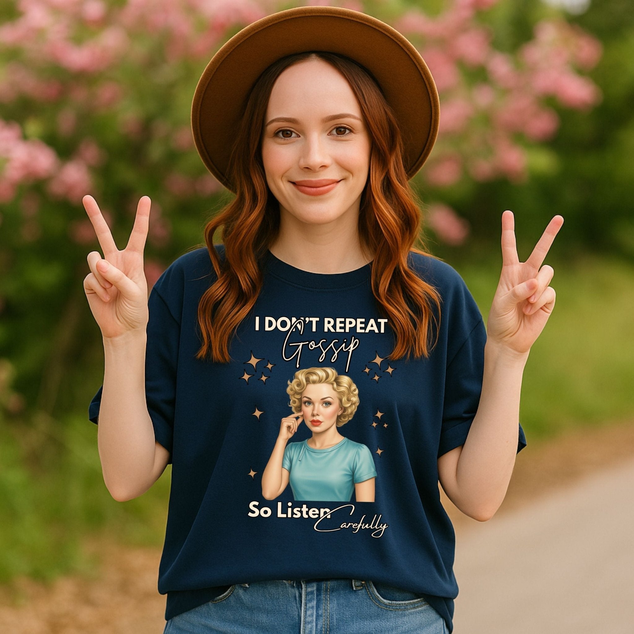 Funny Retro Women’s T-Shirt, Vintage Pin - Up Graphic Tee - Craig Michael Design
