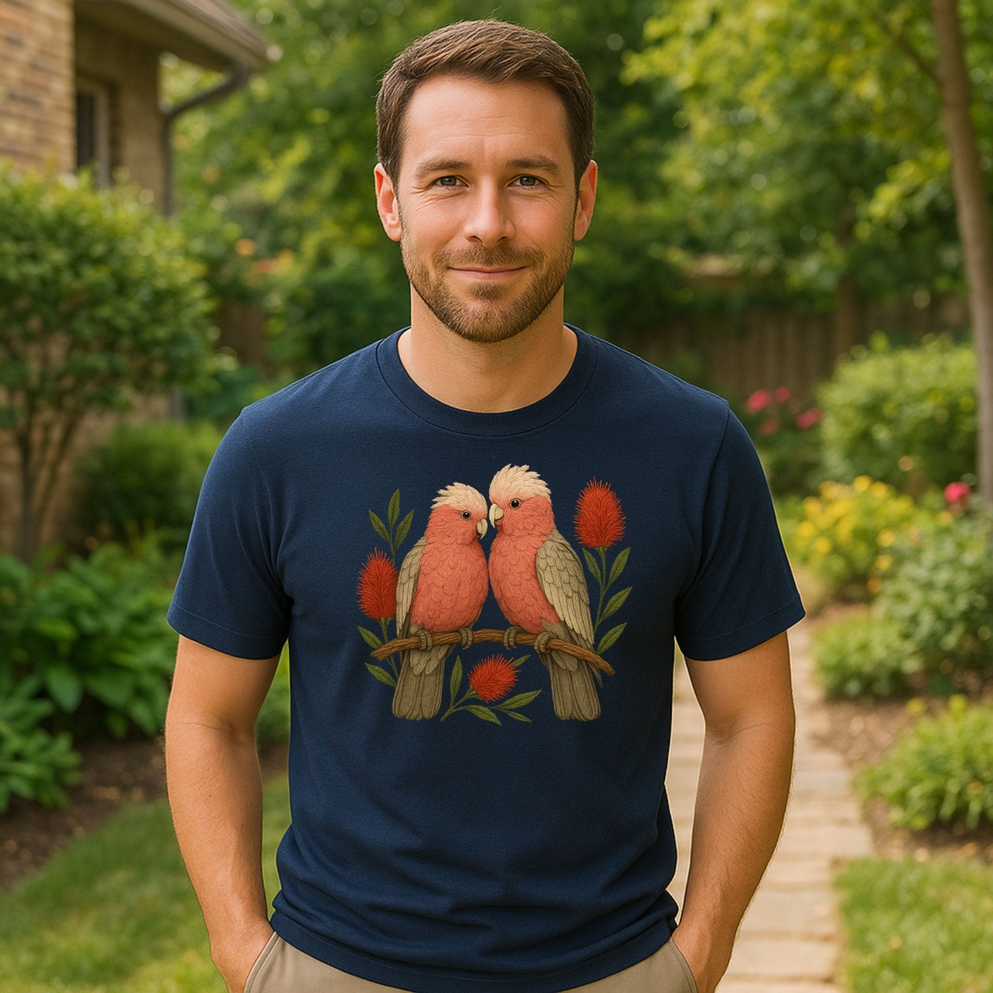 Galah T-Shirt – Australian Native Bird Collection - Craig Michael Design