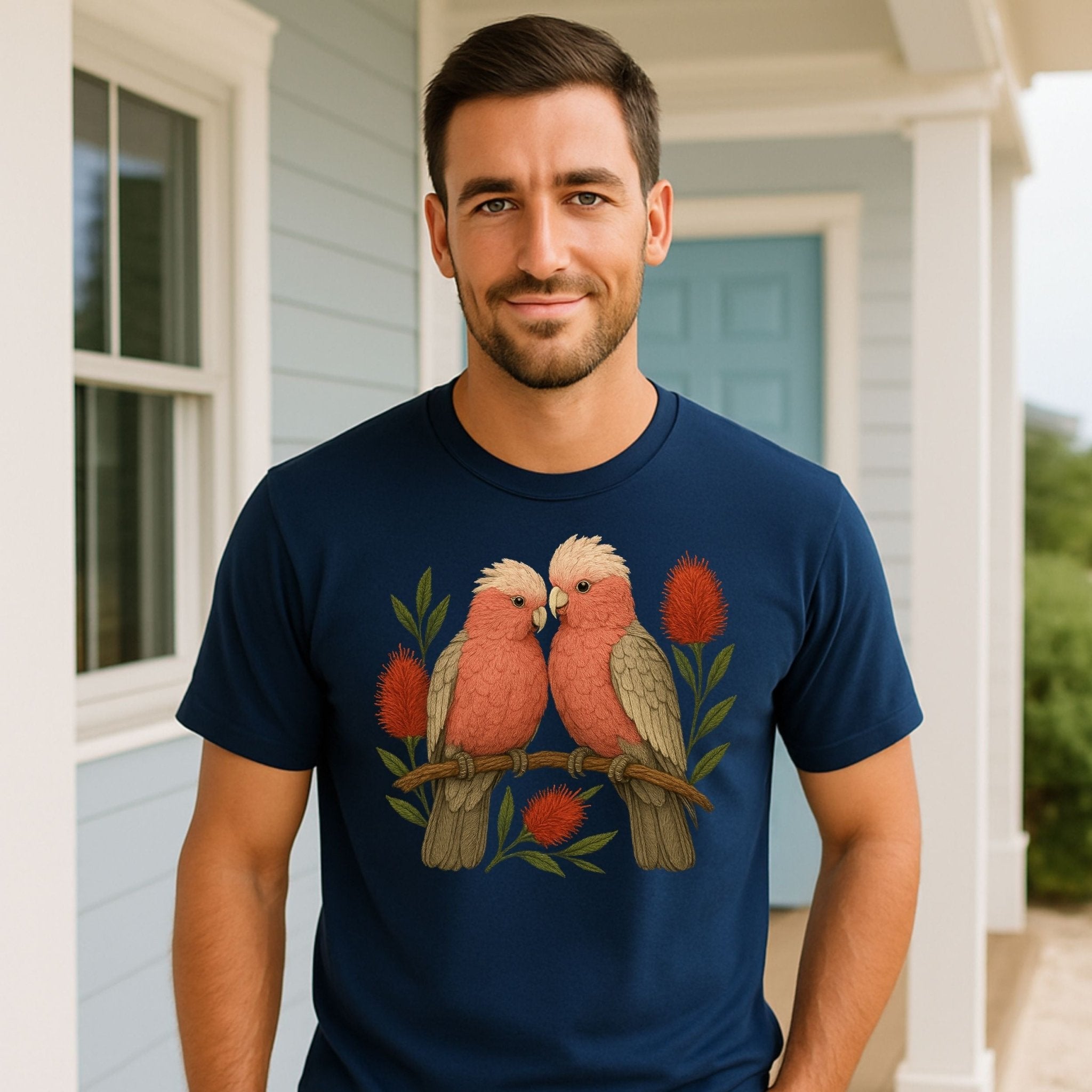 Galah T-Shirt – Australian Native Bird Collection - Craig Michael Design