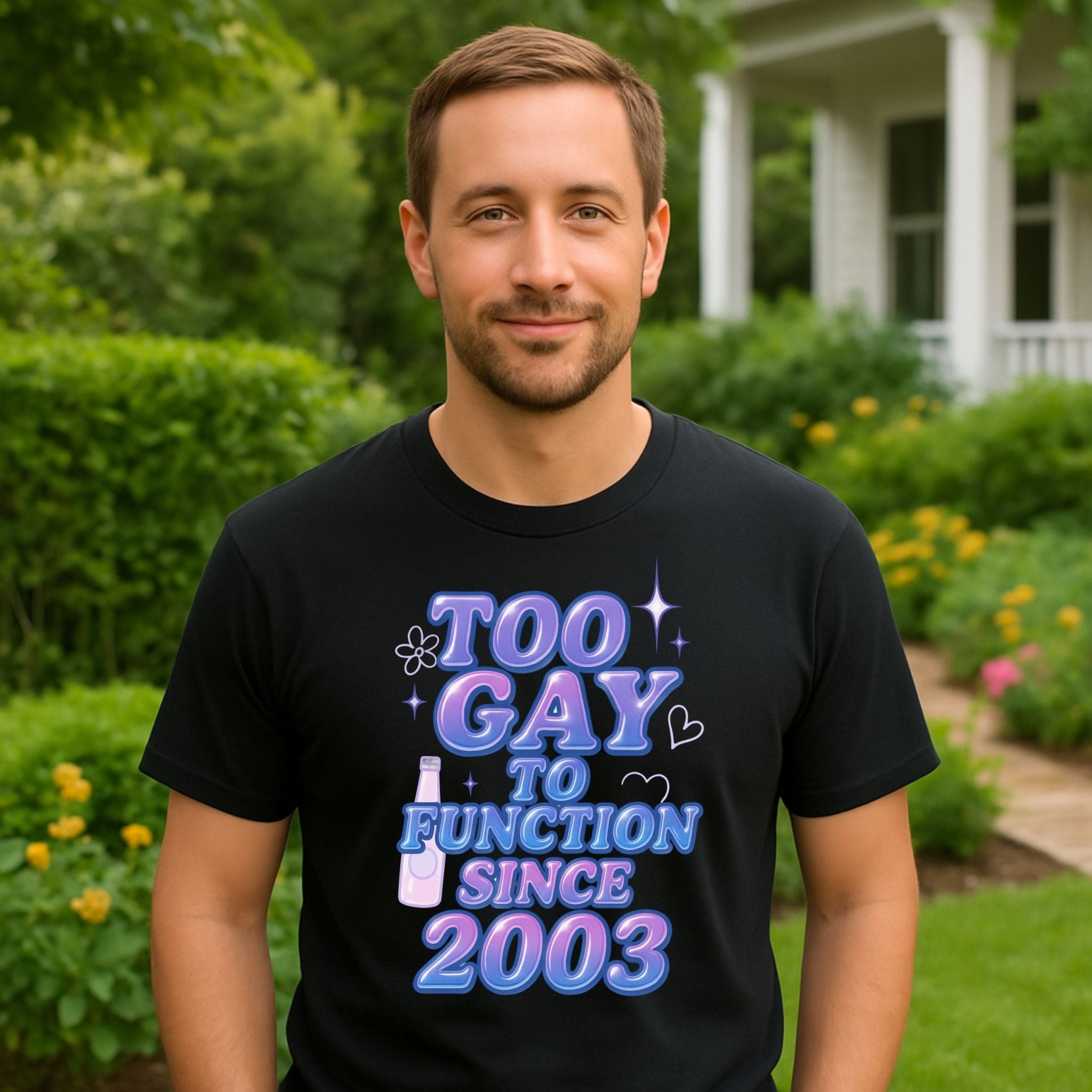 Gay Pride T-Shirt for Men, Bold LGBTQ Graphic Tee - Craig Michael Design