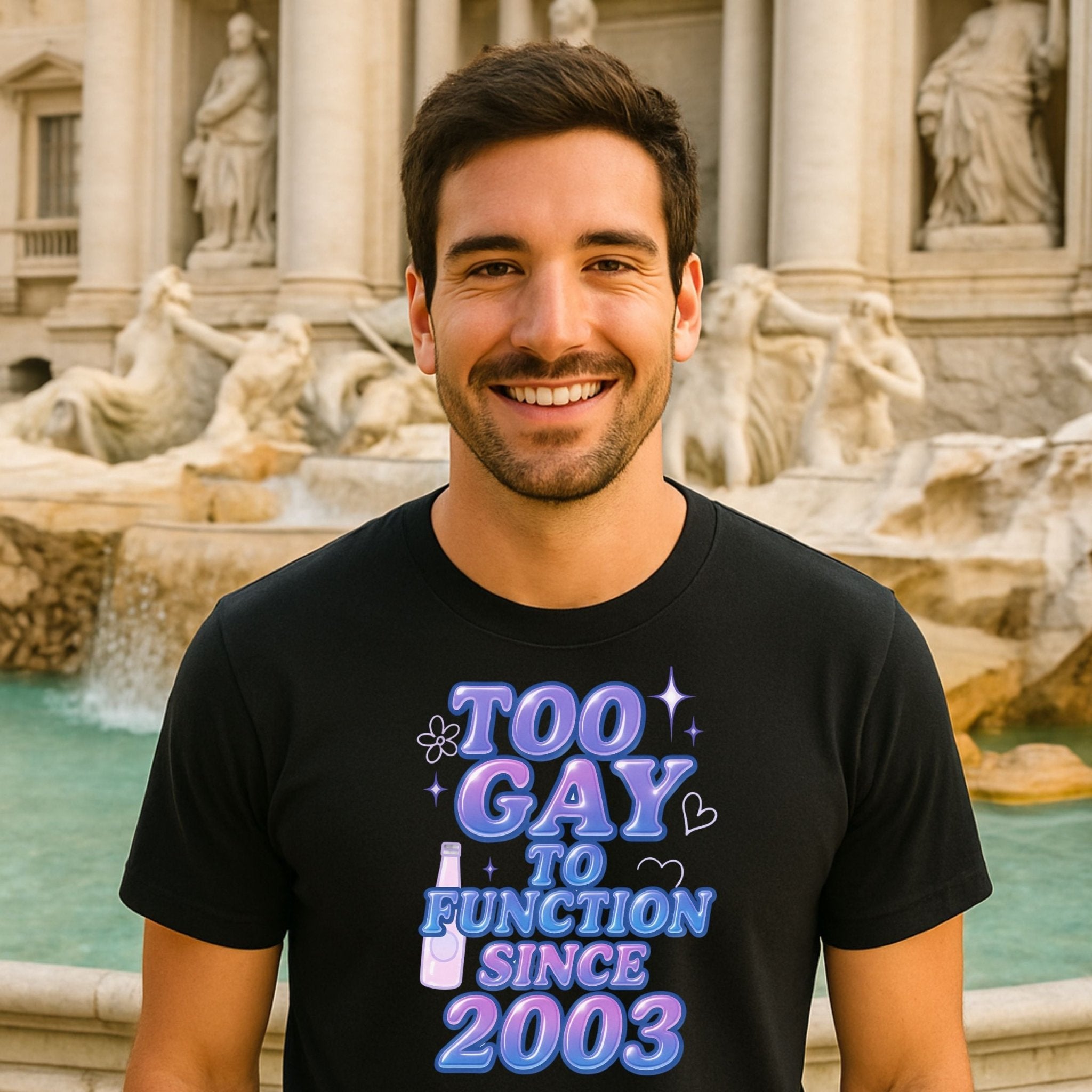 Gay Pride T-Shirt for Men, Bold LGBTQ Graphic Tee - Craig Michael Design