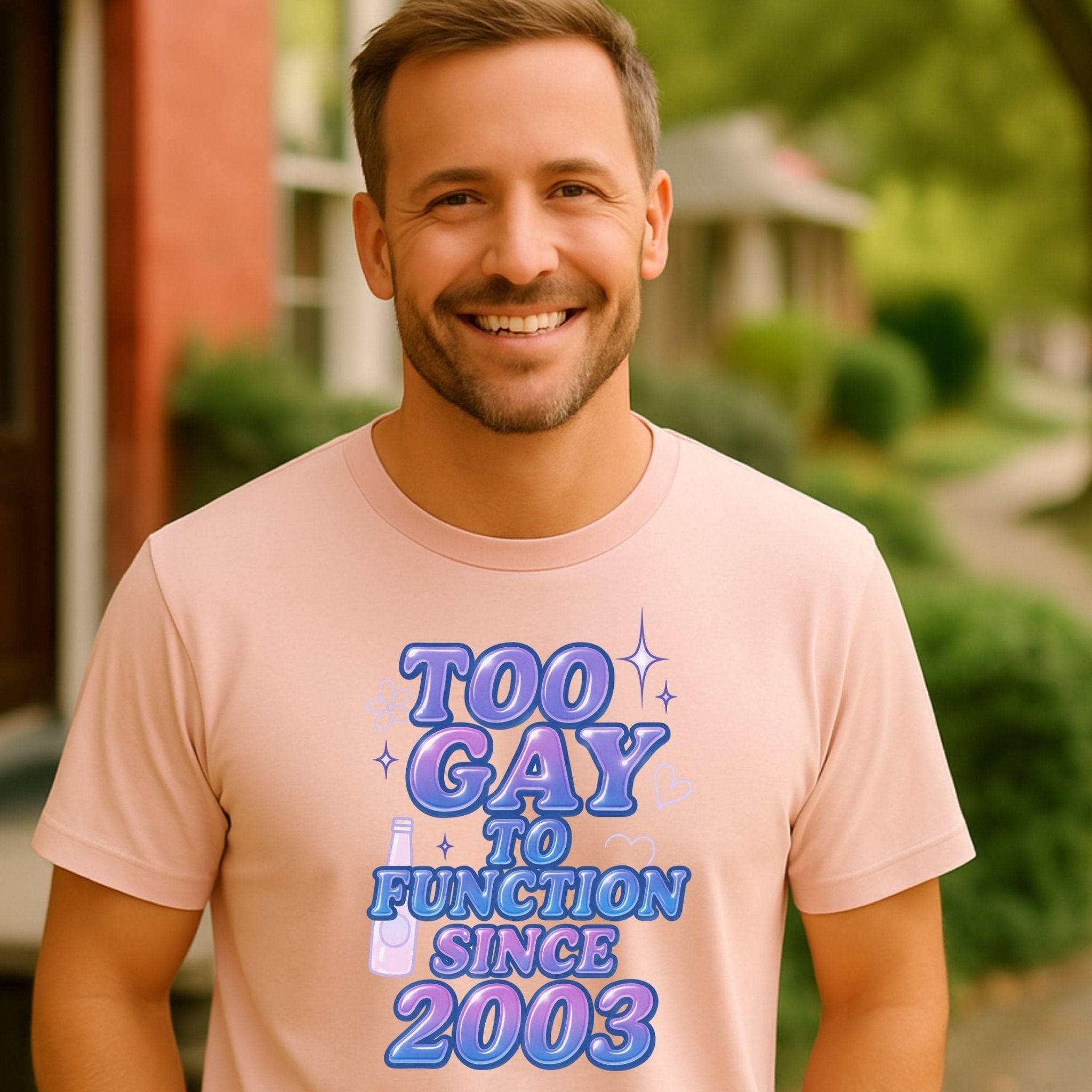 Gay Pride T-Shirt for Men, Bold LGBTQ Graphic Tee - Craig Michael Design