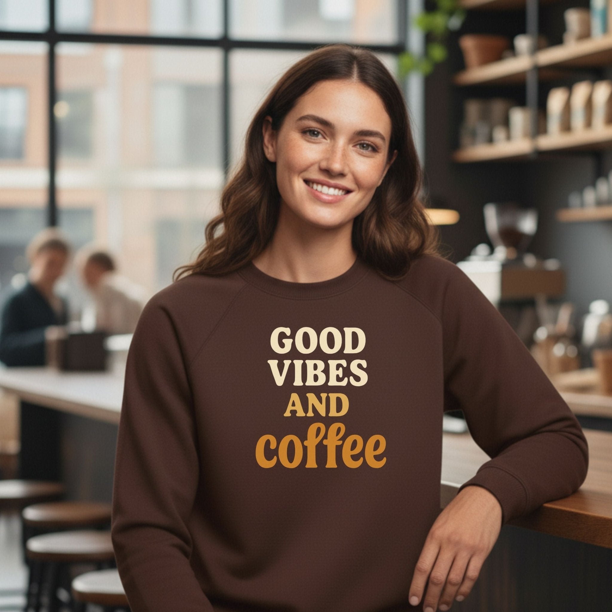 Good Vibes and Coffee Sweatshirt - Craig Michael Design