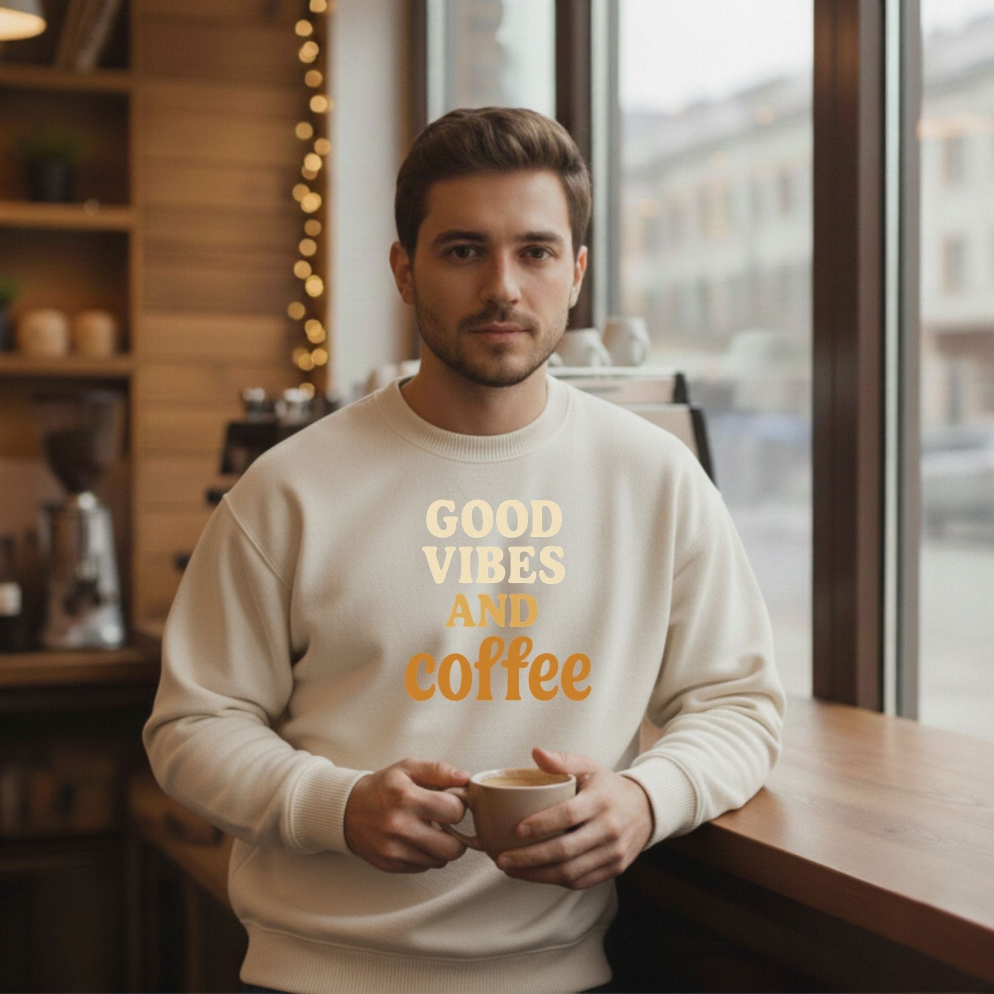 Good Vibes and Coffee Sweatshirt - Craig Michael Design