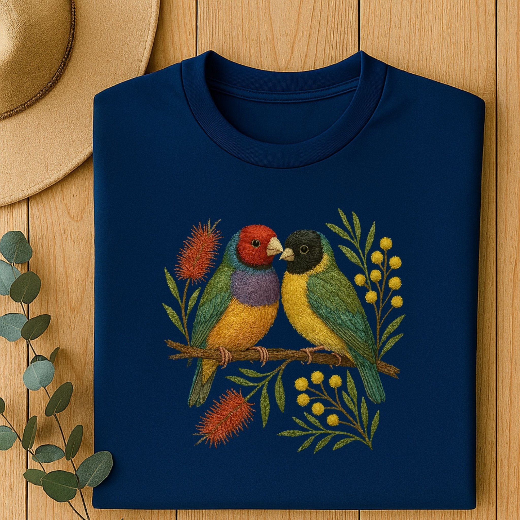 Gouldian Finch T-Shirt – Australian Native Bird Collection - Craig Michael Design