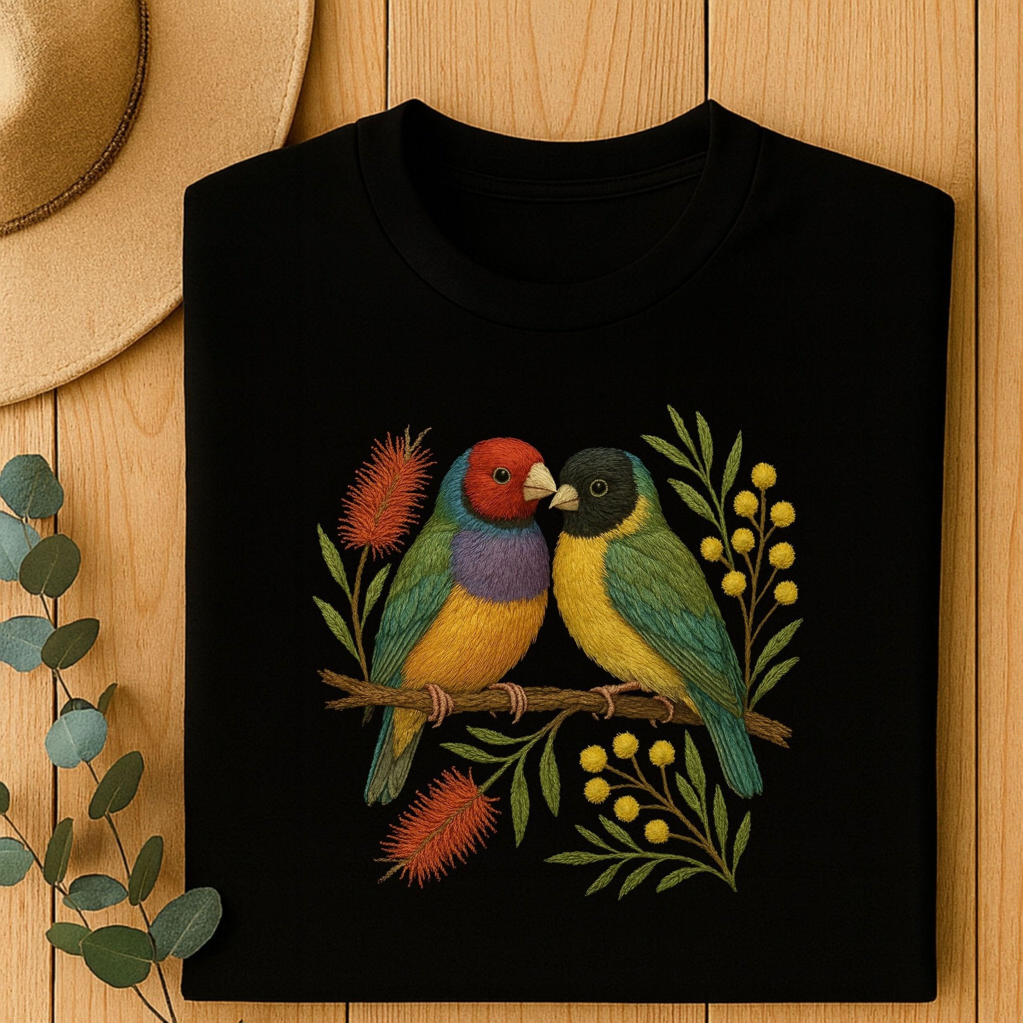 Gouldian Finch T-Shirt – Australian Native Bird Collection - Craig Michael Design