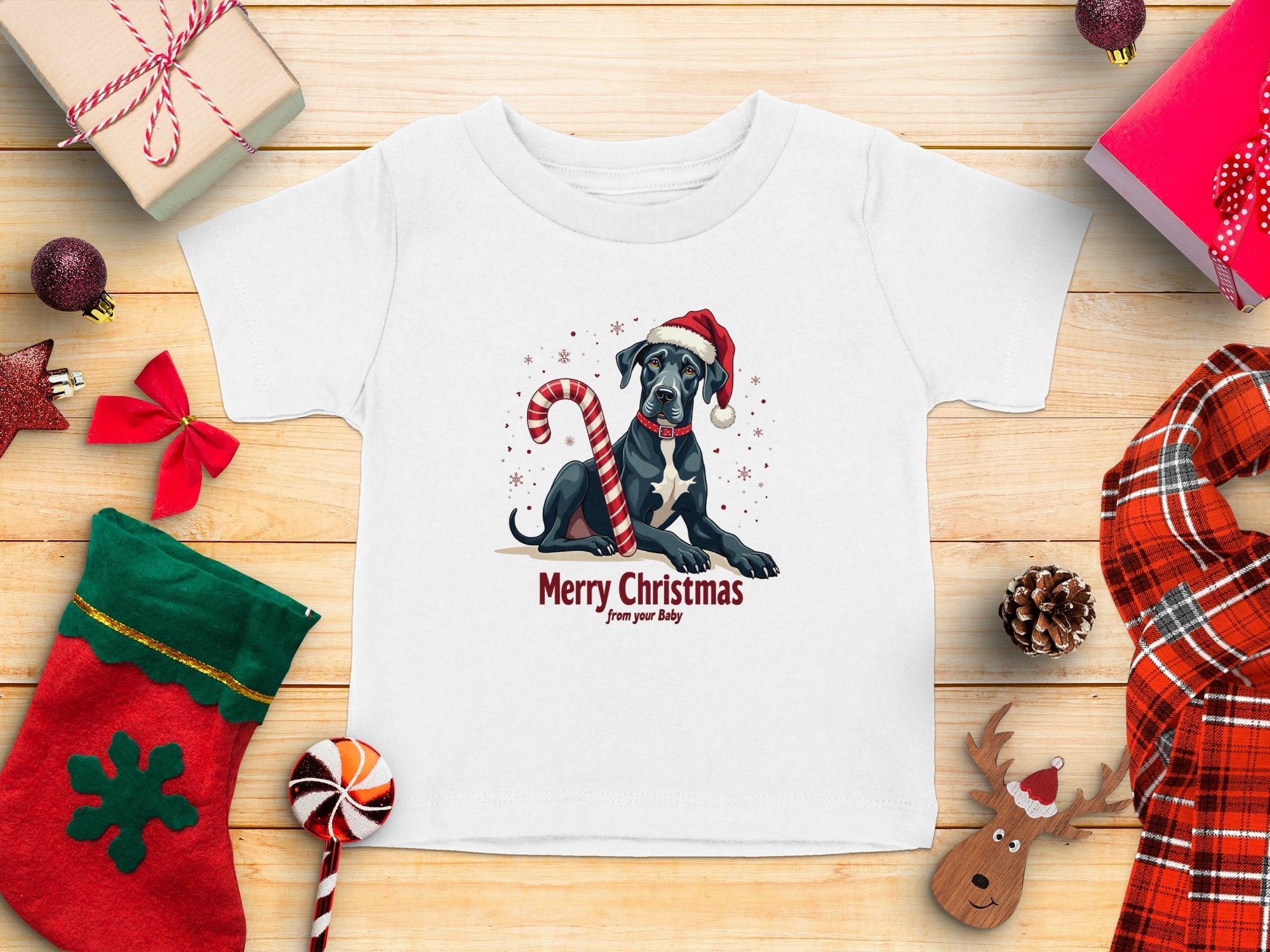 Great Dane Christmas Shirt Merry Christmas Dog Lover Gift Cute Great Dane Tee for Holidays Fun Great Dane Dog Shirt - Craig Michael Design