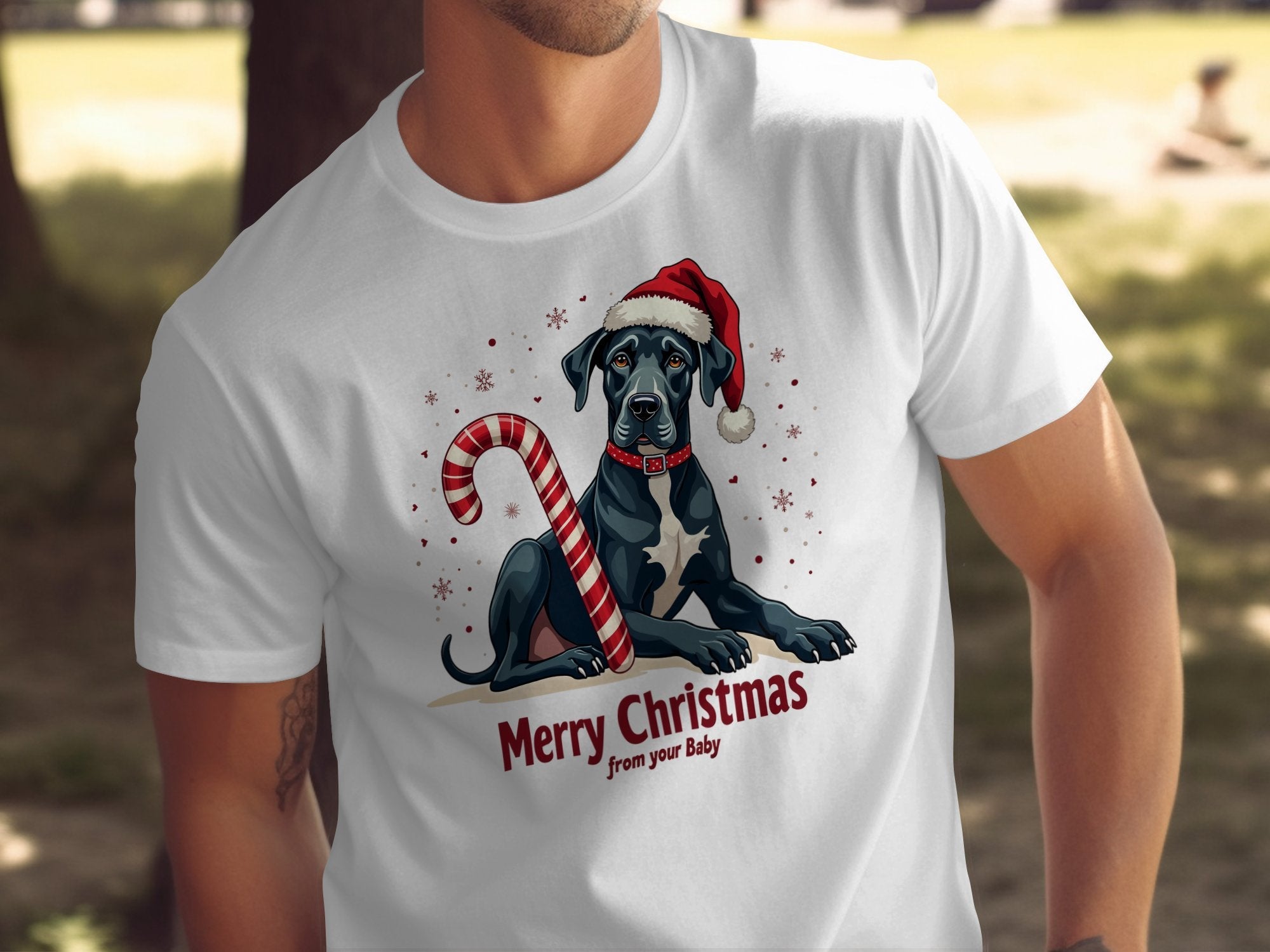 Great Dane Christmas Shirt Merry Christmas Dog Lover Gift Cute Great Dane Tee for Holidays Fun Great Dane Dog Shirt - Craig Michael Design