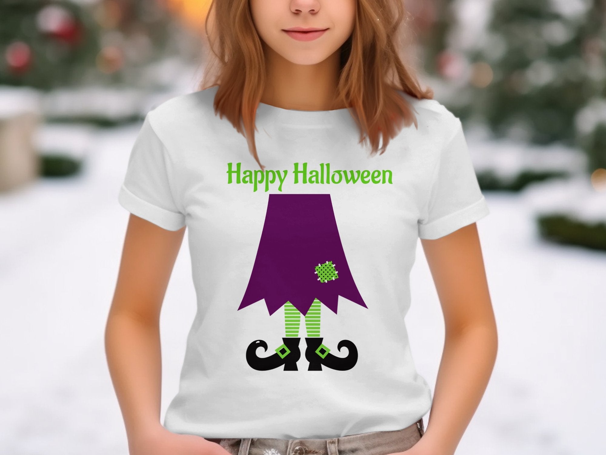 Happy Halloween Shirt, Witch Costume T-Shirt, Funny Halloween Tee, Spooky Season Clothing, Cute Halloween Outfit, Trick or Treat Shirt - Craig Michael Design