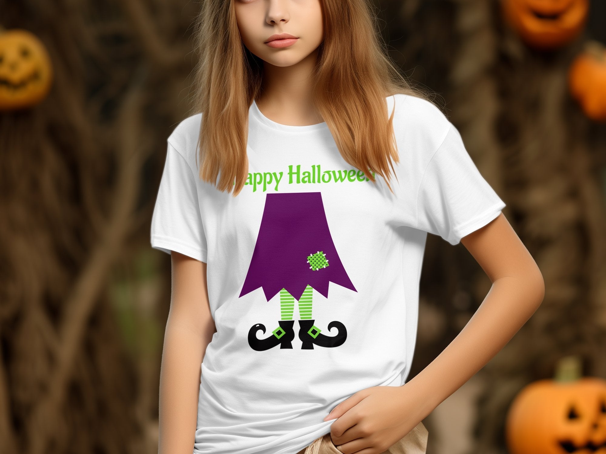 Happy Halloween Shirt, Witch Costume T-Shirt, Funny Halloween Tee, Spooky Season Clothing, Cute Halloween Outfit, Trick or Treat Shirt - Craig Michael Design