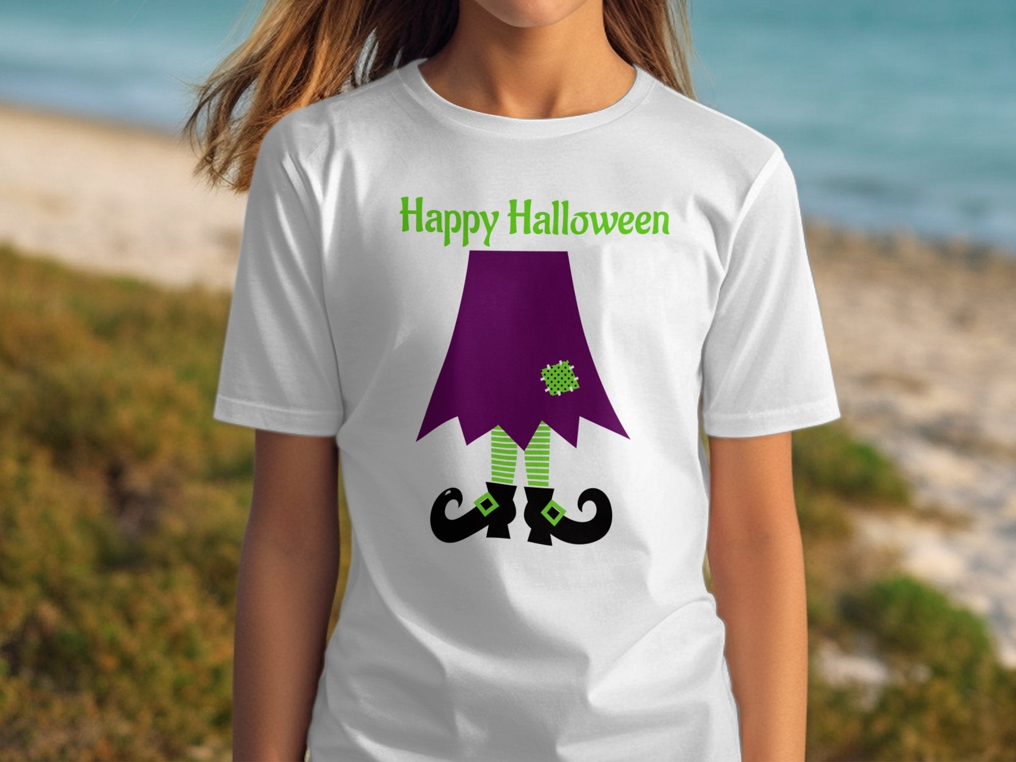 Happy Halloween Shirt, Witch Costume T-Shirt, Funny Halloween Tee, Spooky Season Clothing, Cute Halloween Outfit, Trick or Treat Shirt - Craig Michael Design