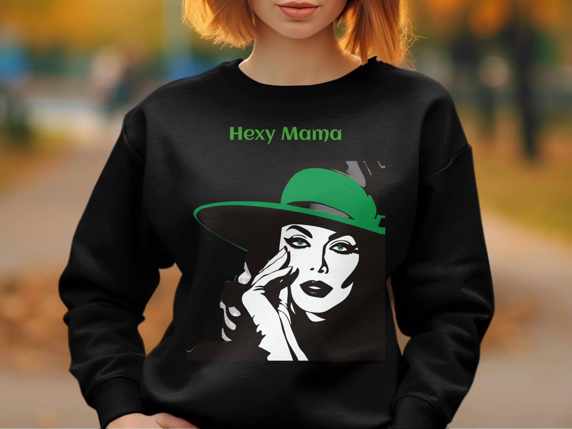 Hexy Mama Long Sleeve Shirt, Halloween Witch Graphic Tee, Spooky Season Apparel, Trendy Women's Fashion - Craig Michael Design