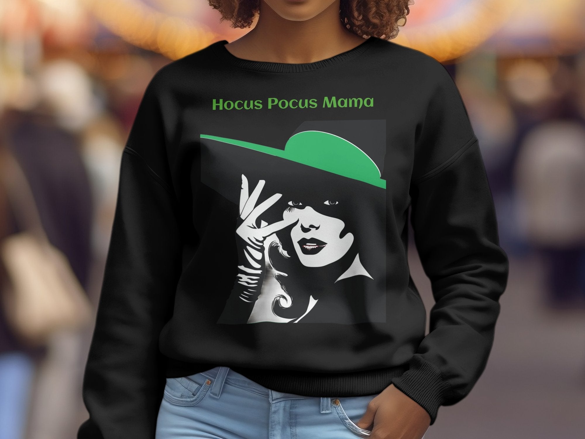 Hocus Pocus Mama Long Sleeve Shirt - Stylish Halloween Apparel for Moms and Witches - Craig Michael Design