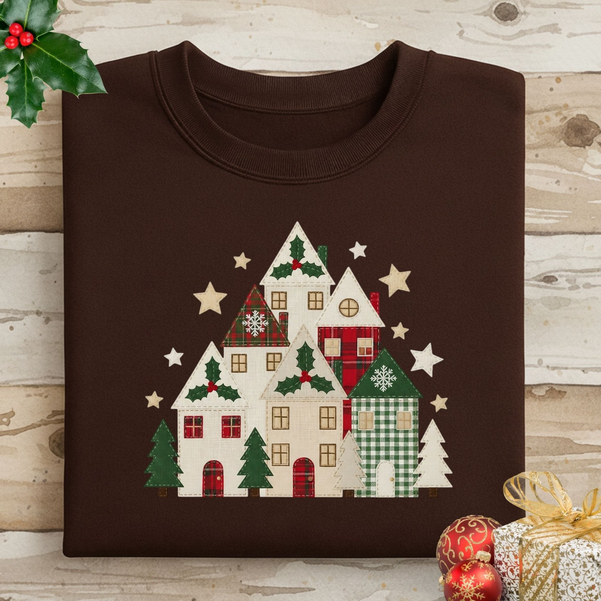 Holiday Town Sweatshirt – Cozy Winter Edition - Craig Michael Design
