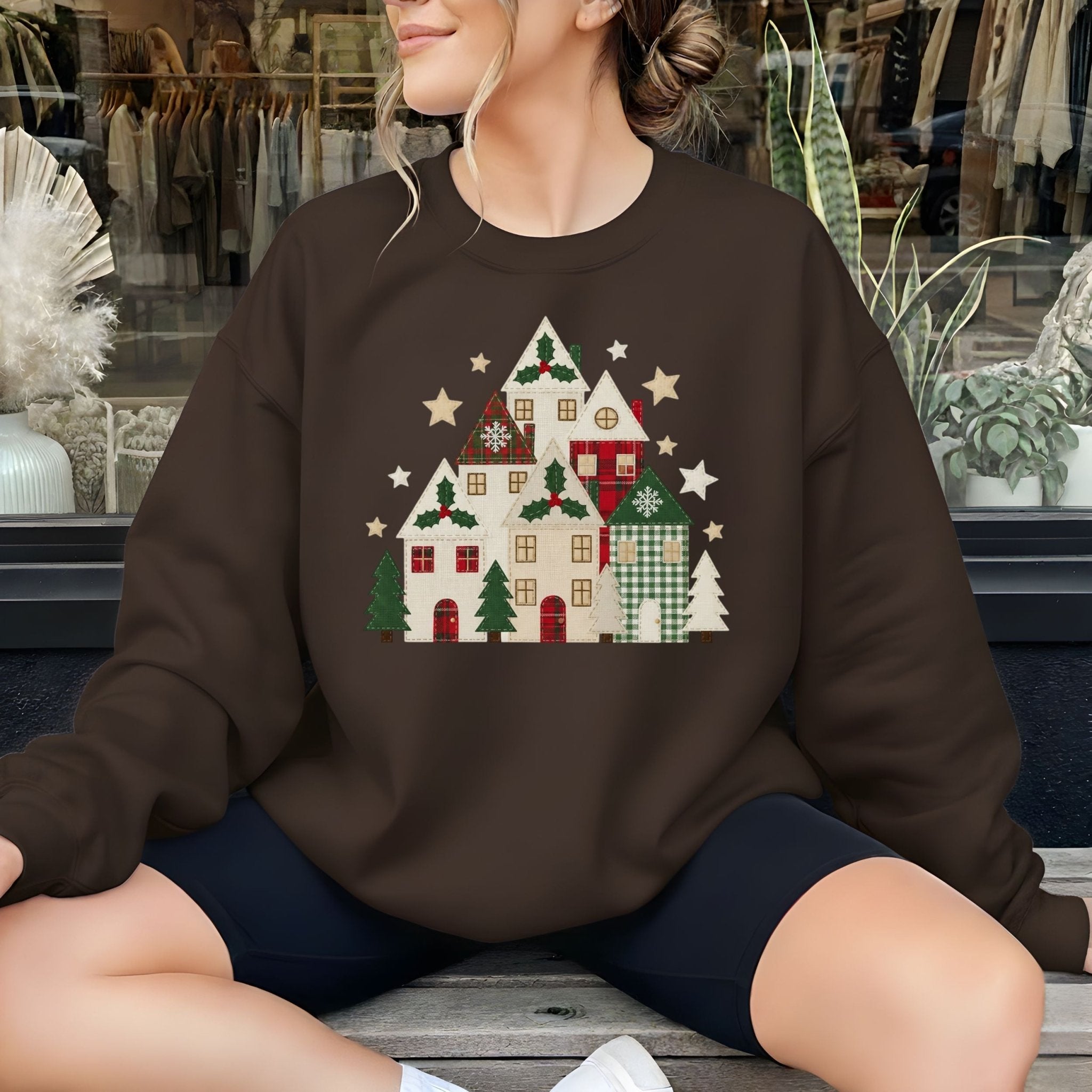 Holiday Town Sweatshirt – Cozy Winter Edition - Craig Michael Design