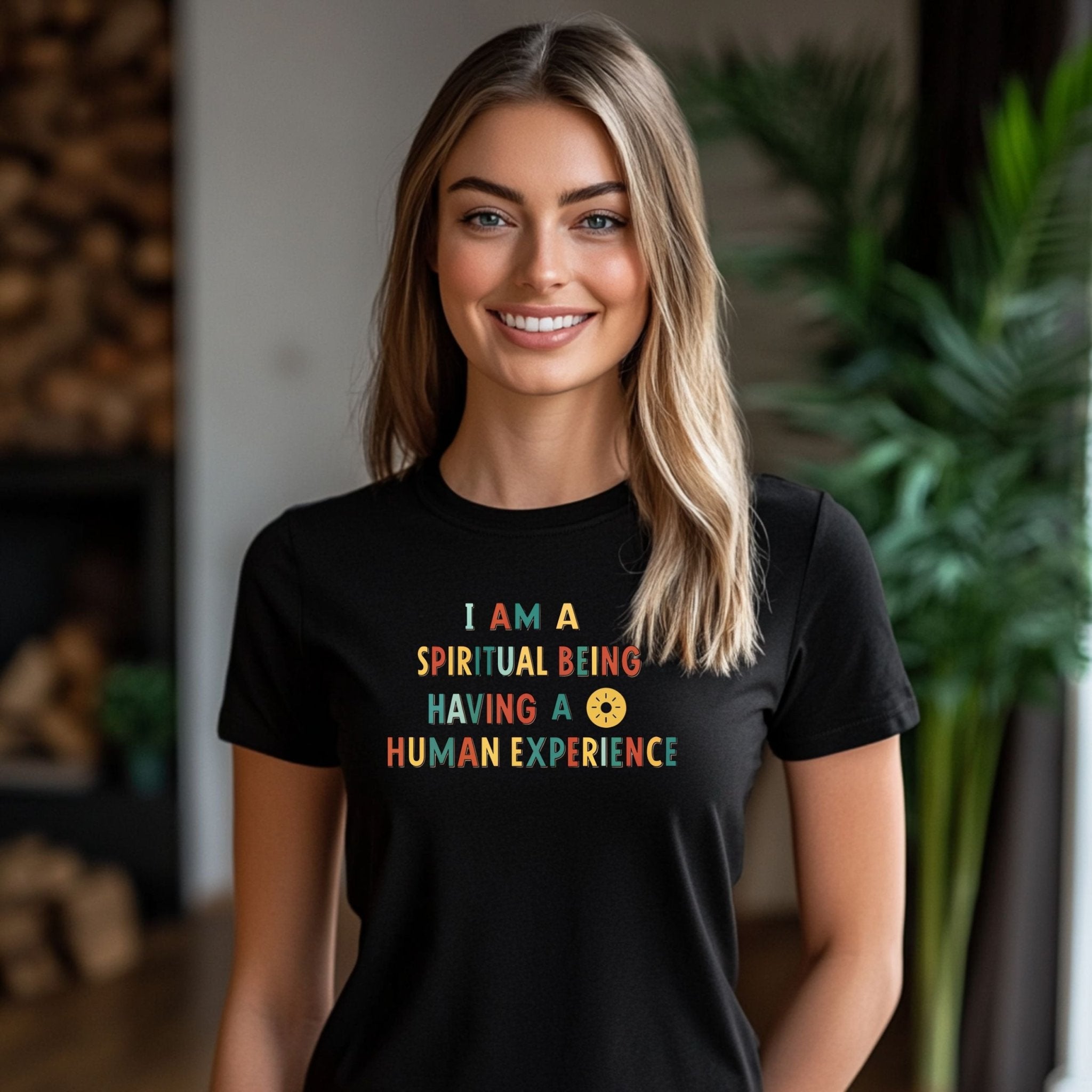 I Am A Spiritual Being Having A Human Experience T-Shirt, Slogan Tee, Inspirational Quote Shirt, Positive Vibes Tee - Craig Michael Design