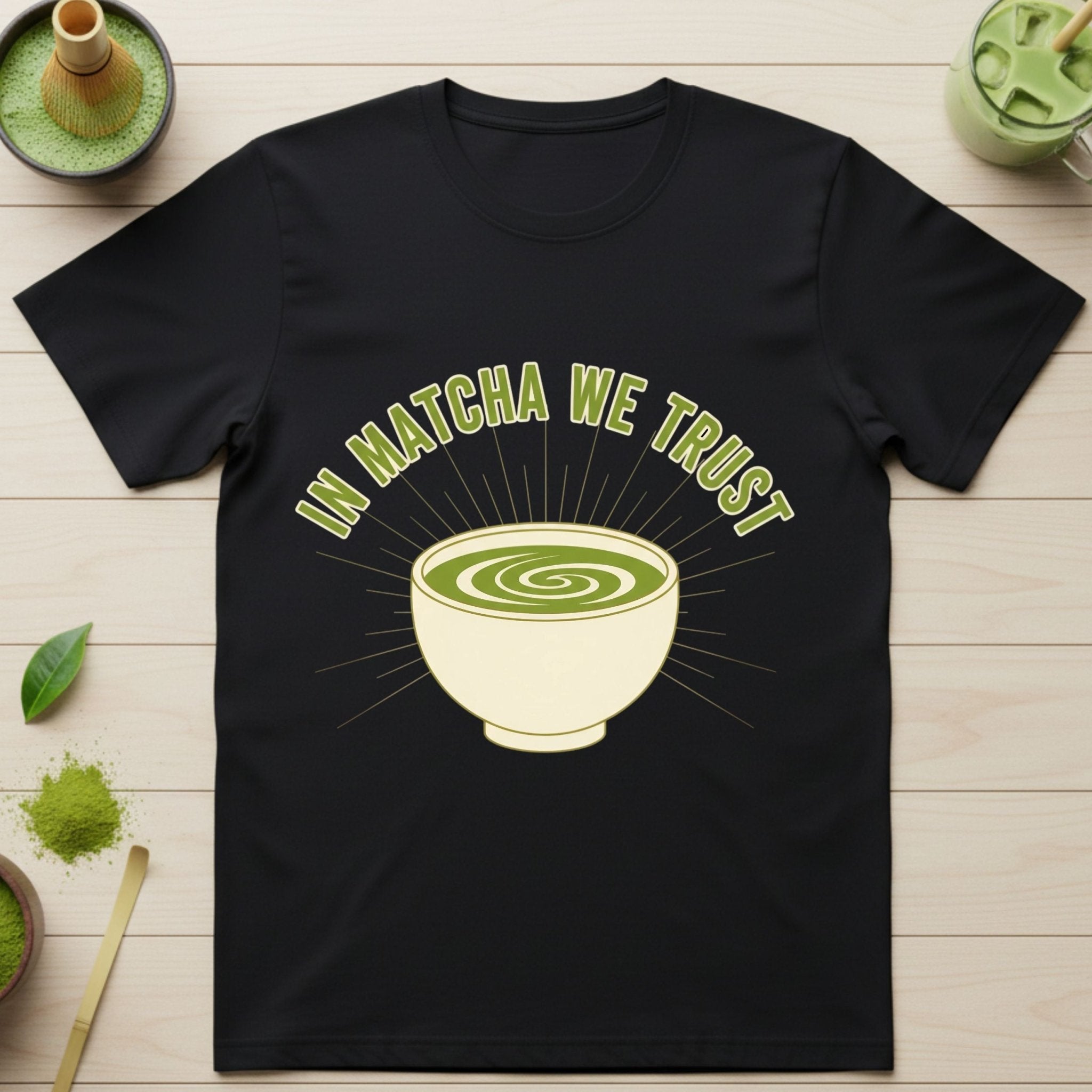 In Matcha We Trust T-Shirt, Matcha Lover Tee - Craig Michael Design