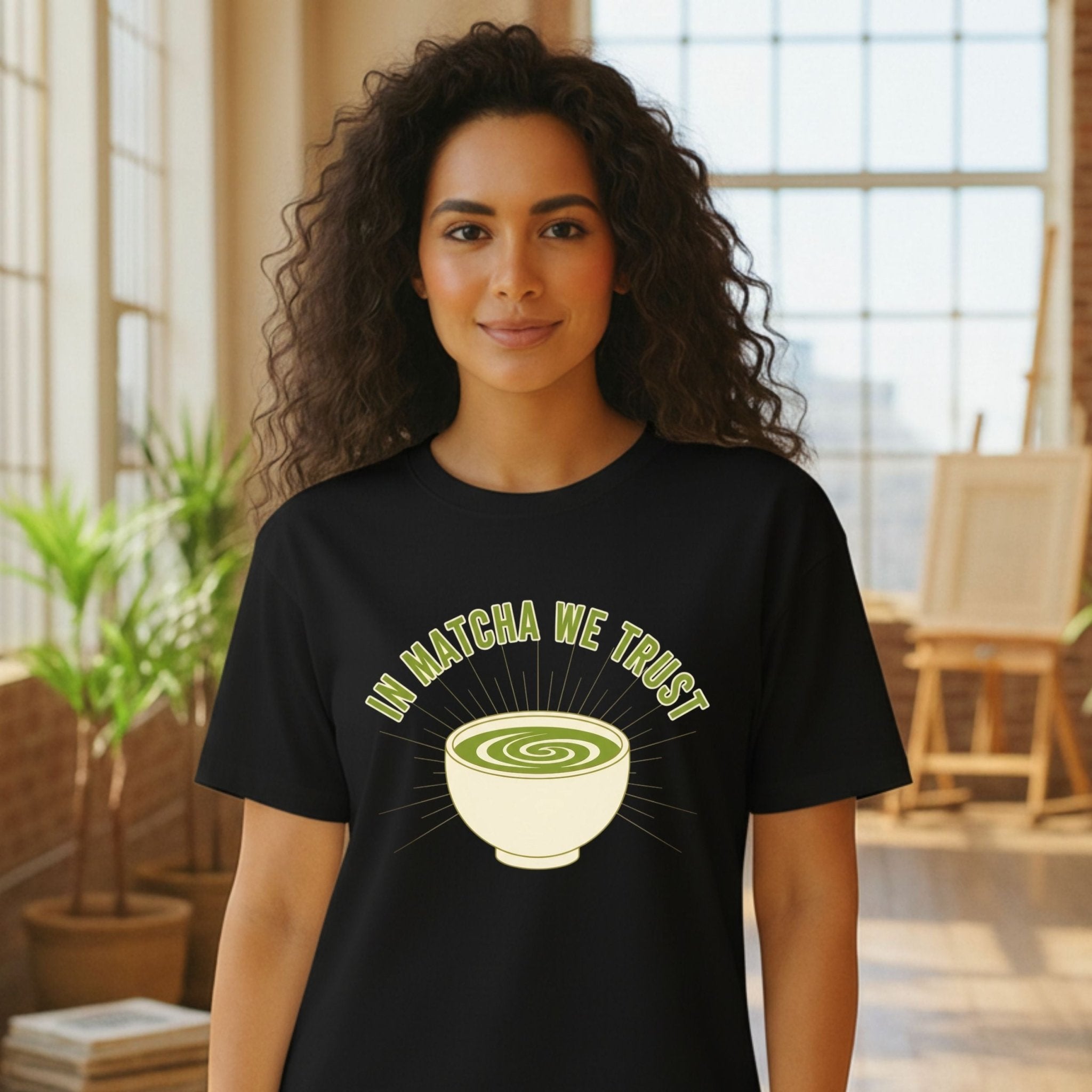 In Matcha We Trust T-Shirt, Matcha Lover Tee - Craig Michael Design